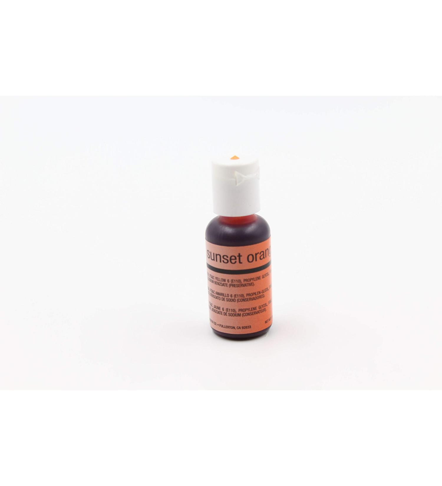 Sunset Orange 0.64 oz Airbrush Color by Chefmaster