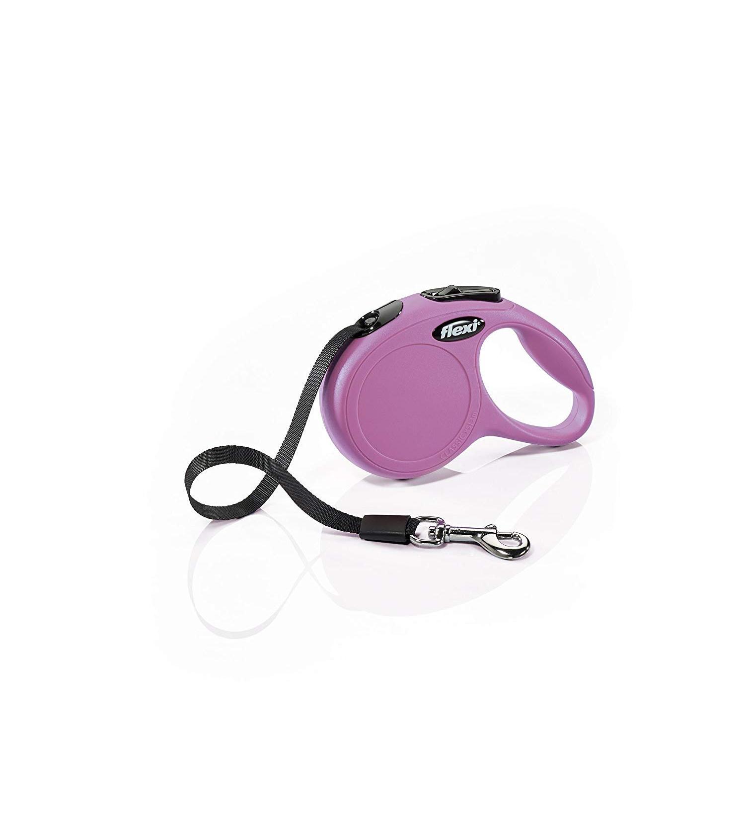Buy Flexi Retractable Dog Leash 3m Extra Small Pink Rose - Perfect for Small Dogs | Shop Internationally - Buy Online on SooperMarket.com