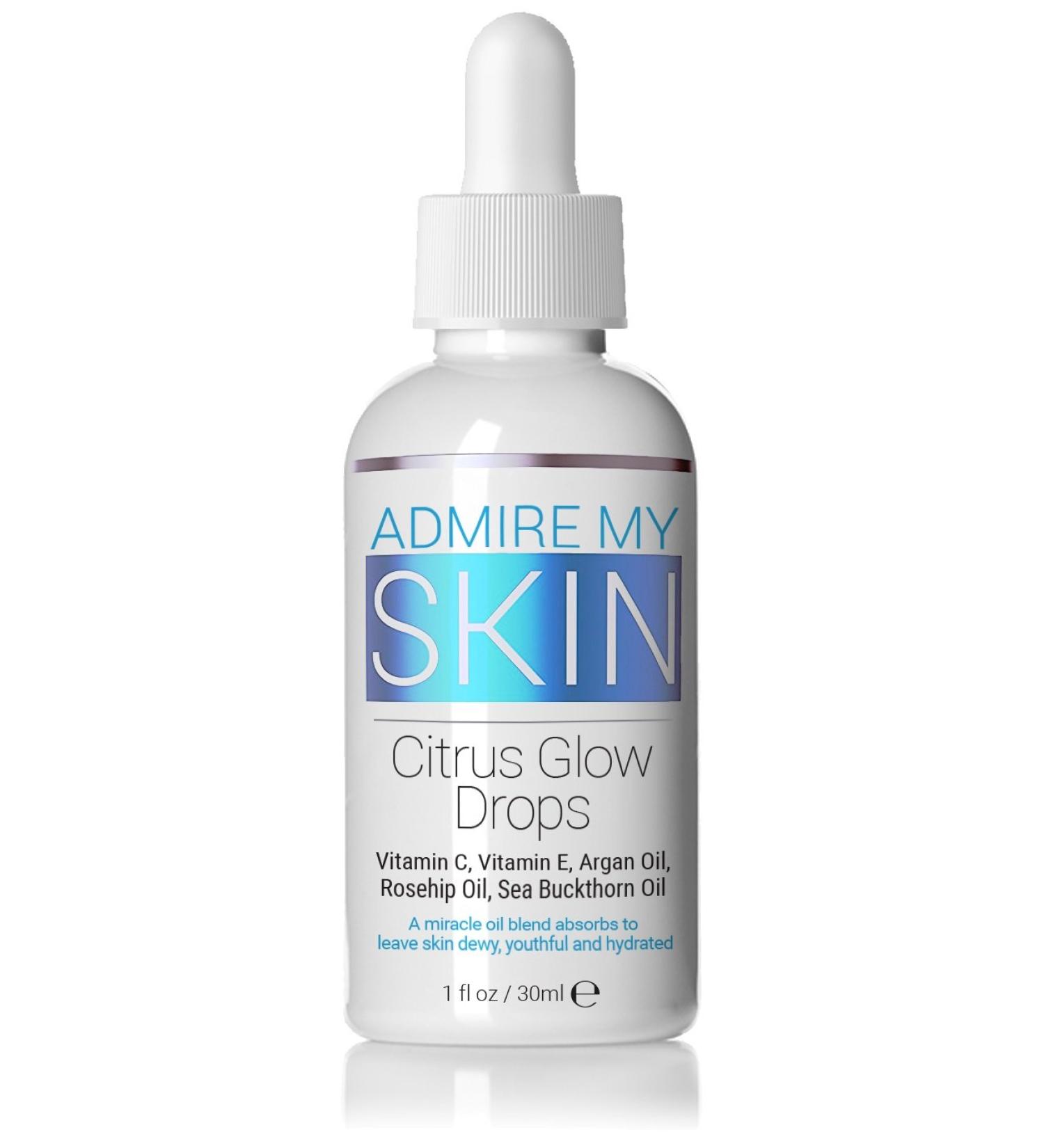 Admire My Skin Citrus Glow Drops - Radiant Skin Serum 1 fl oz (30 ml) - Buy Online on SooperMarket.com