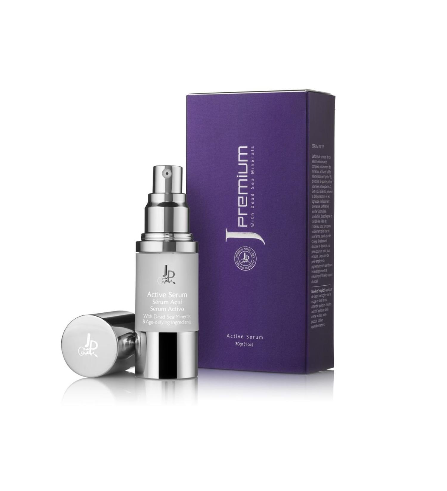 Premium Active Serum by Jericho | Glow with Dead Sea Minerals Pure Honey & Antioxidants - International Shipping Available - Buy Online on SooperMarket.com
