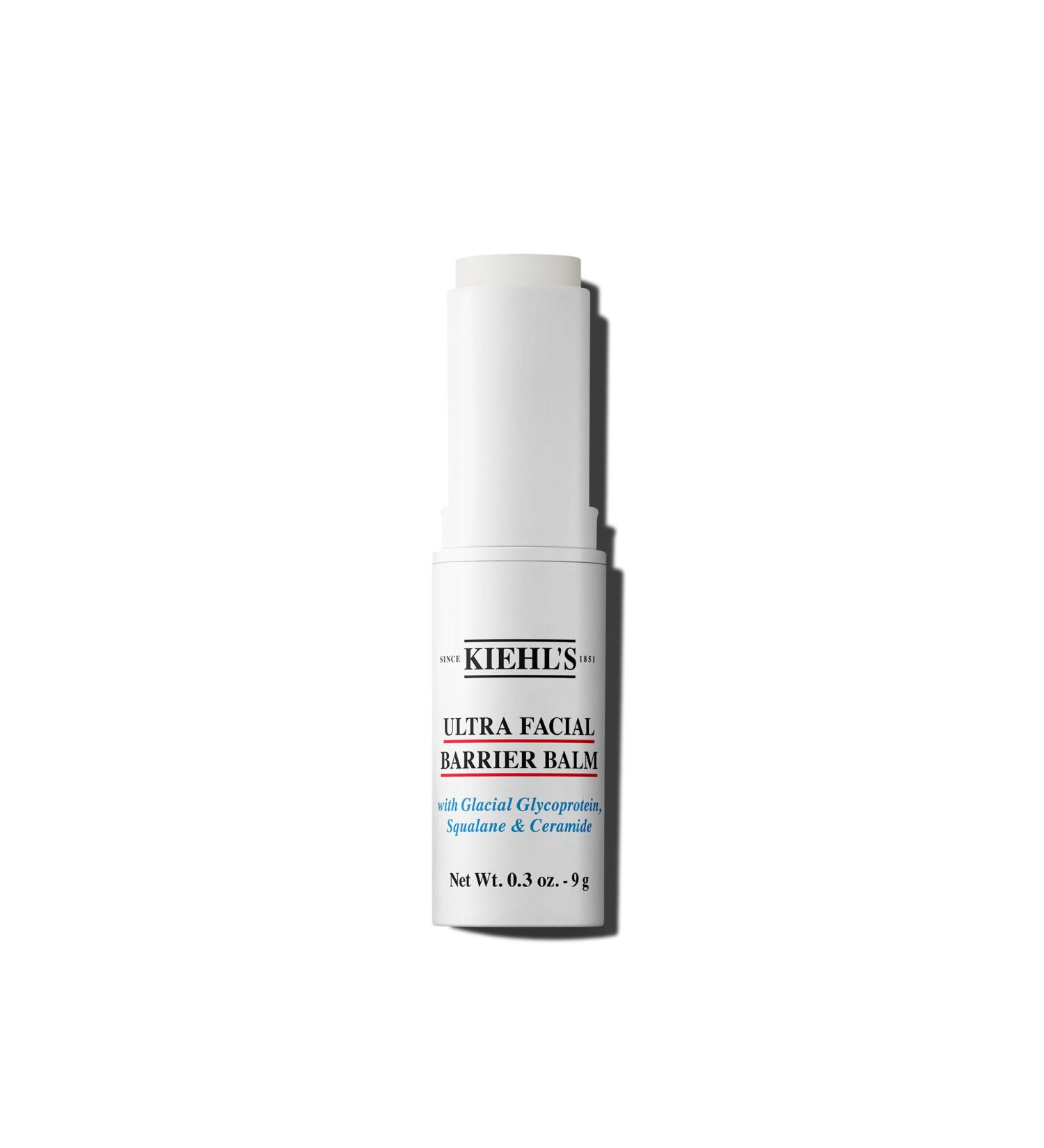 Kiehl's Ultra Facial Skin Barrier Repair Balm - On-the-Go Hydration Stick for All Skin Types with Squalane & Ceramides | 0.3 oz - Buy Online on SooperMarket.com