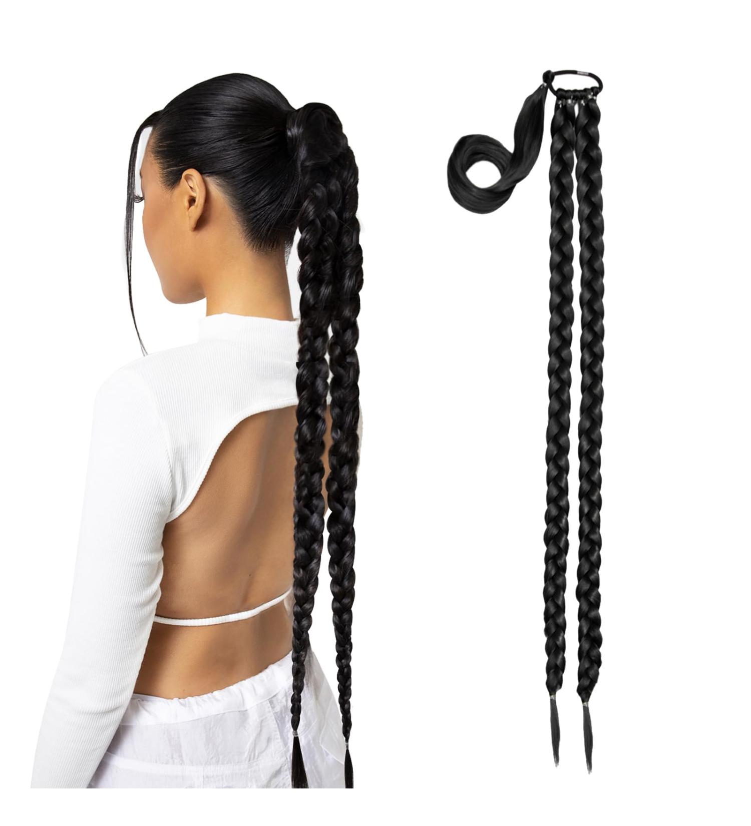 Lullabellz Extra AF Double Up Hair Braid 34-Inch Length Natural Black Extra AF Double Up Braid Natural Black - Buy Online on SooperMarket.com