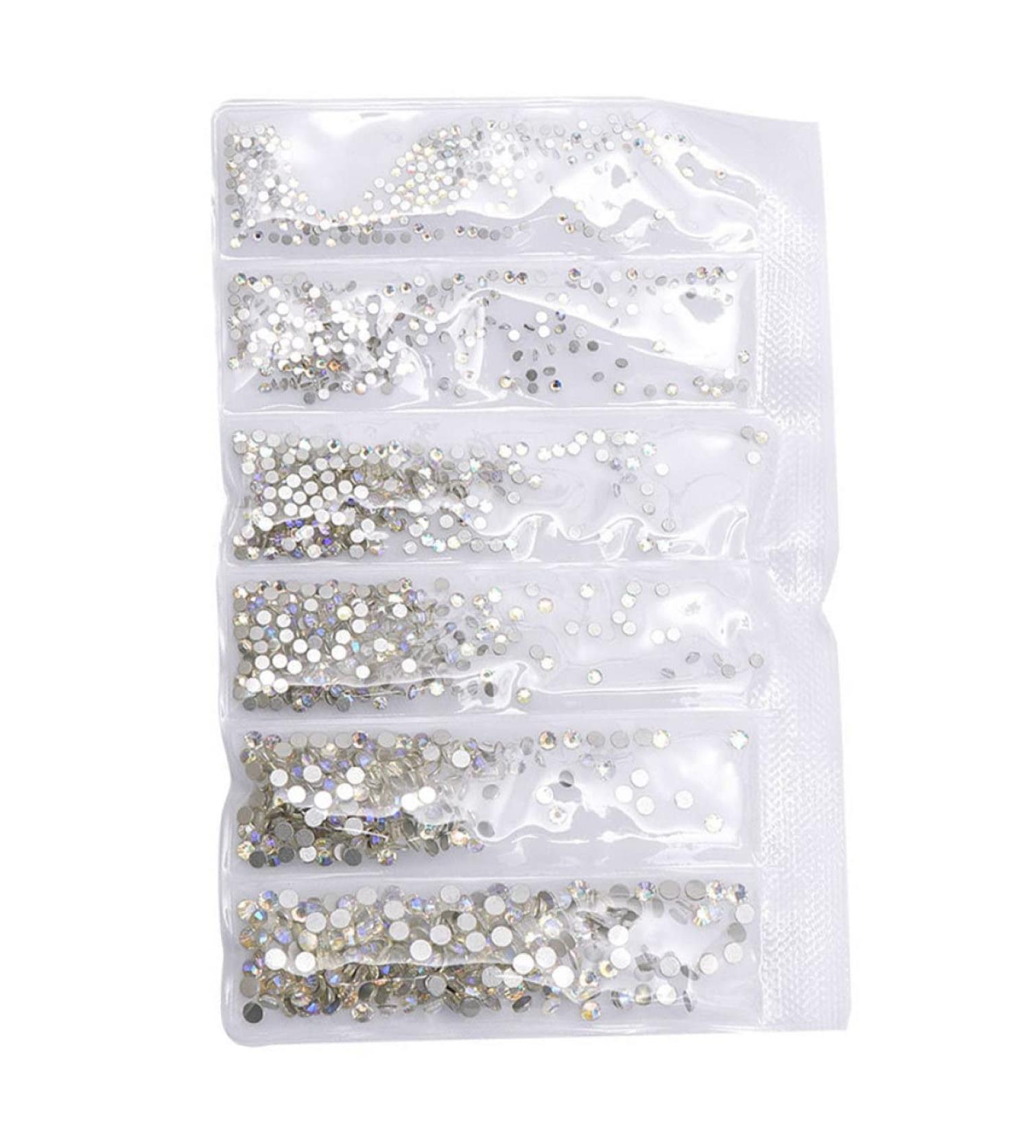 DIY Nails Rhinestones Nail Art Cosmetics Clothes Design Jewels Diamond Accessories Style4 nail rhinestones kit - Buy Online on SooperMarket.com