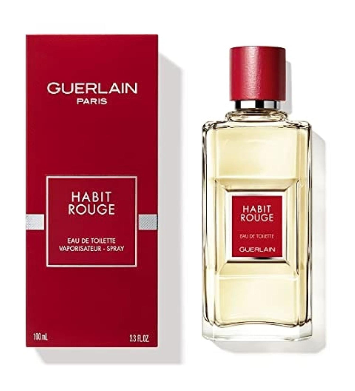 HABIT ROUGE by Guerlain EDT SPRAY 3.4 OZ 3.3 Fl Oz (Pack of 1) - Buy Online on SooperMarket.com