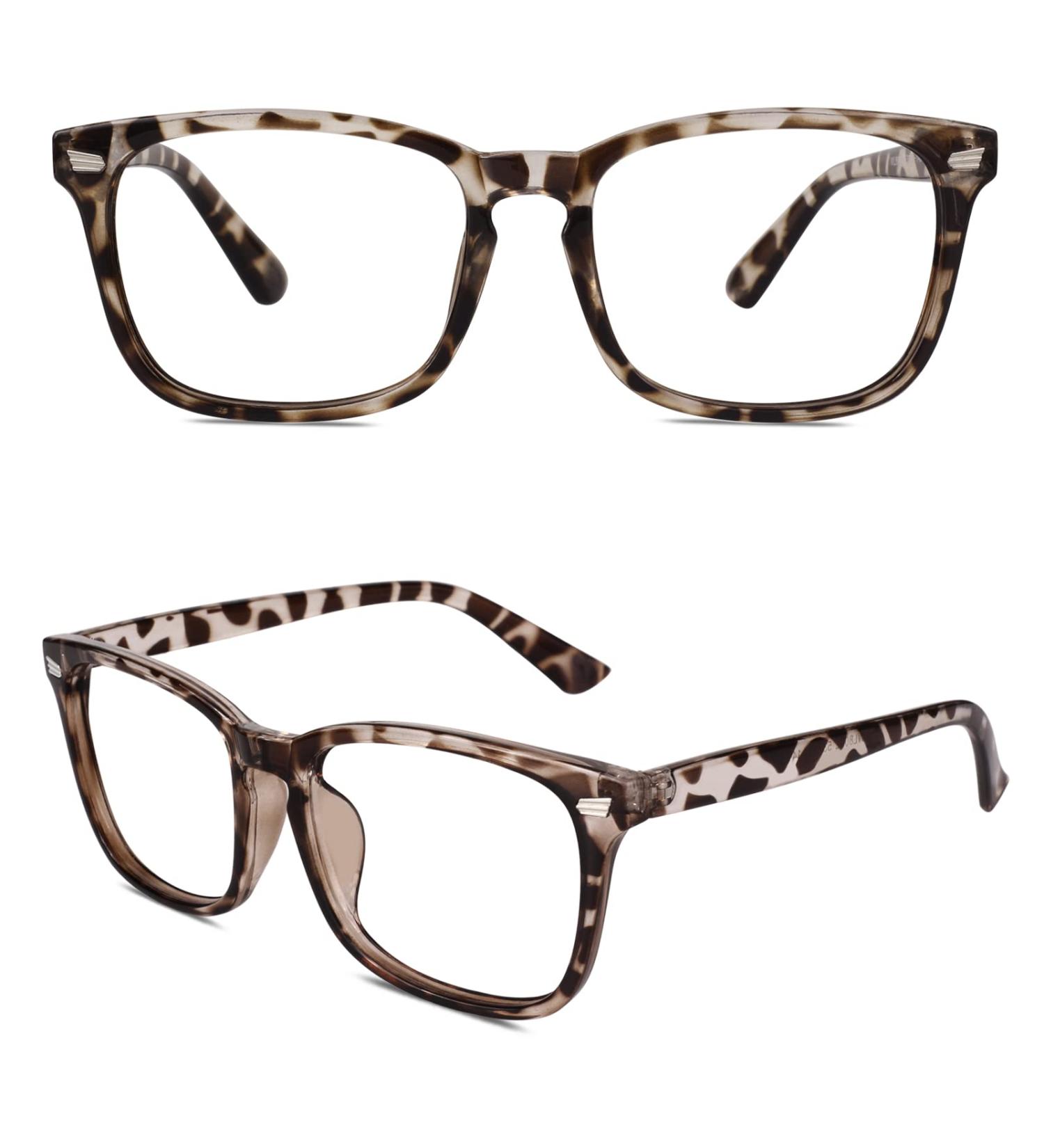 Shop CN92 Classic Nerd Glasses | Vintage 40s 50s Round Keyhole Panto Style | Clear Lens | Multicolored Brown | International Shipping Available - Buy Online on SooperMarket.com