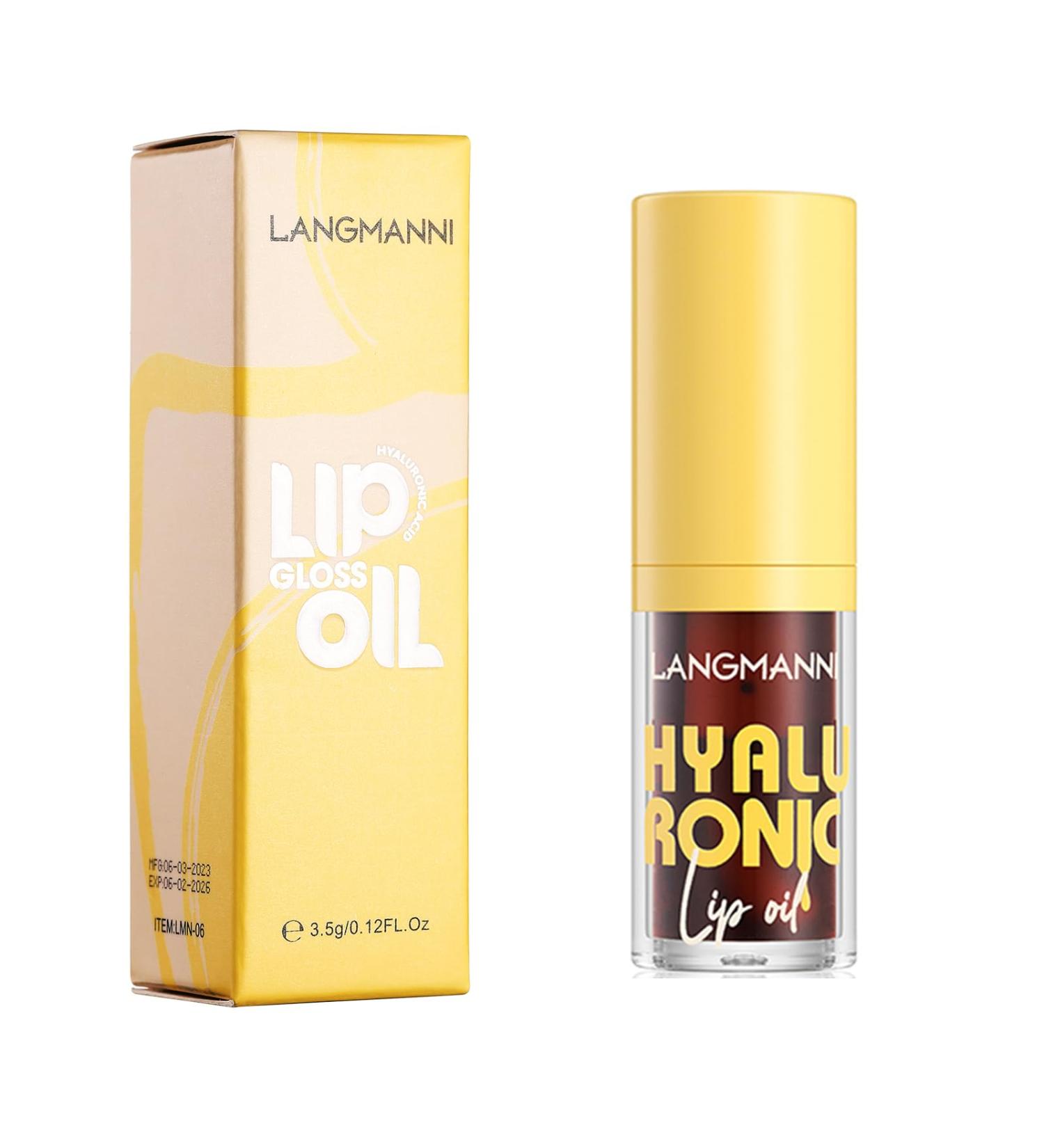 Moisturizing Lip Oil Nourishing And Hydrating Lip Care For Dry Lips Long Lasting Lip Balm For Women Party Makeup Lip Gloss Chocolate - Buy Online on SooperMarket.com