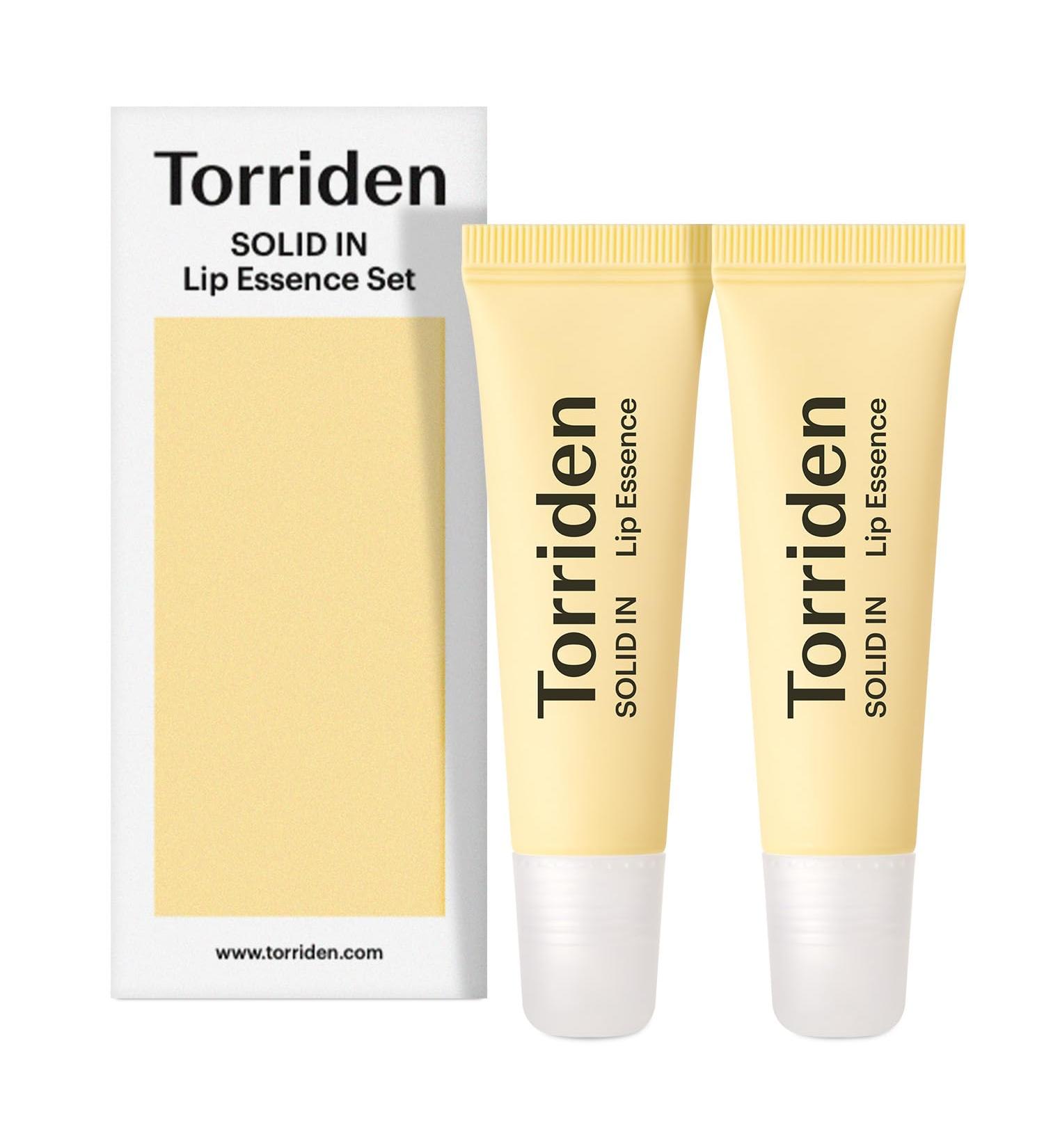 Torriden SOLID In Ceramide Lip Essence - 2 Pack Moisturizing Lip Balms with Organic Jojoba Oil & Ceramides for Glowy Plumped Lips - Korean Skin Care - Buy Online on SooperMarket.com