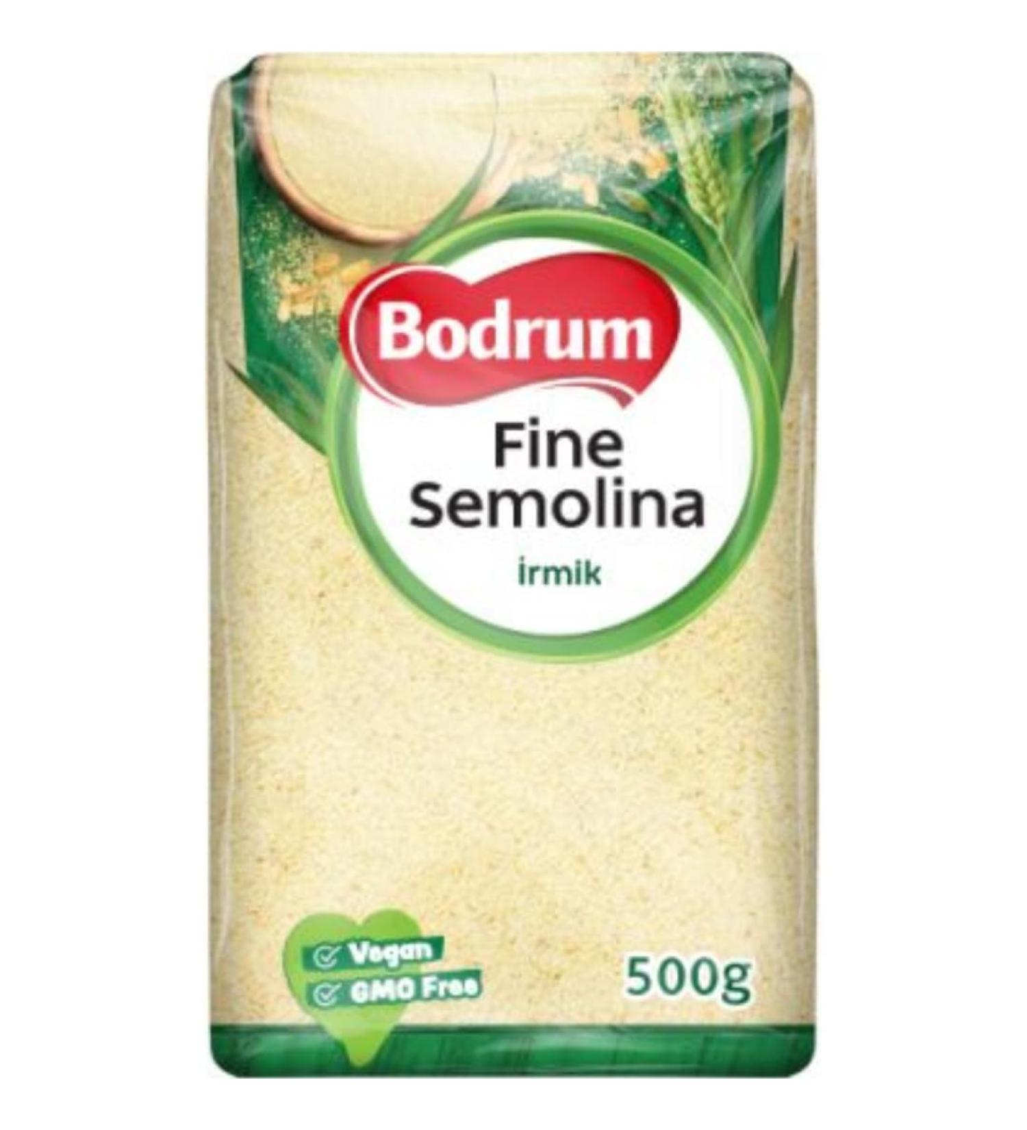 Bodrum Fine Semolina irmik 500 Gram - Buy Online on SooperMarket.com