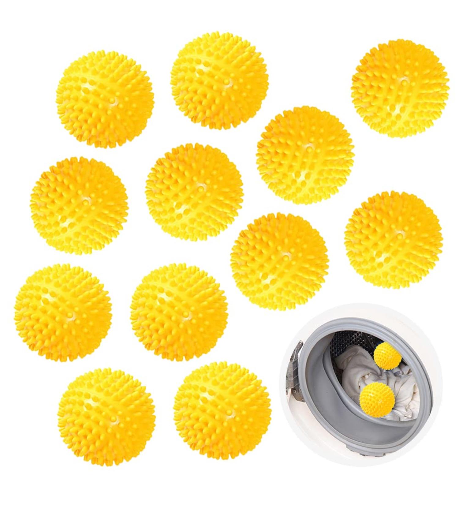 Dryer Balls Laundry Balls for Tumble Dryer Reusable PVC Tumble Dryer Balls for Speeding Drying and Reducing Creases for Clothes - Buy Online on SooperMarket.com