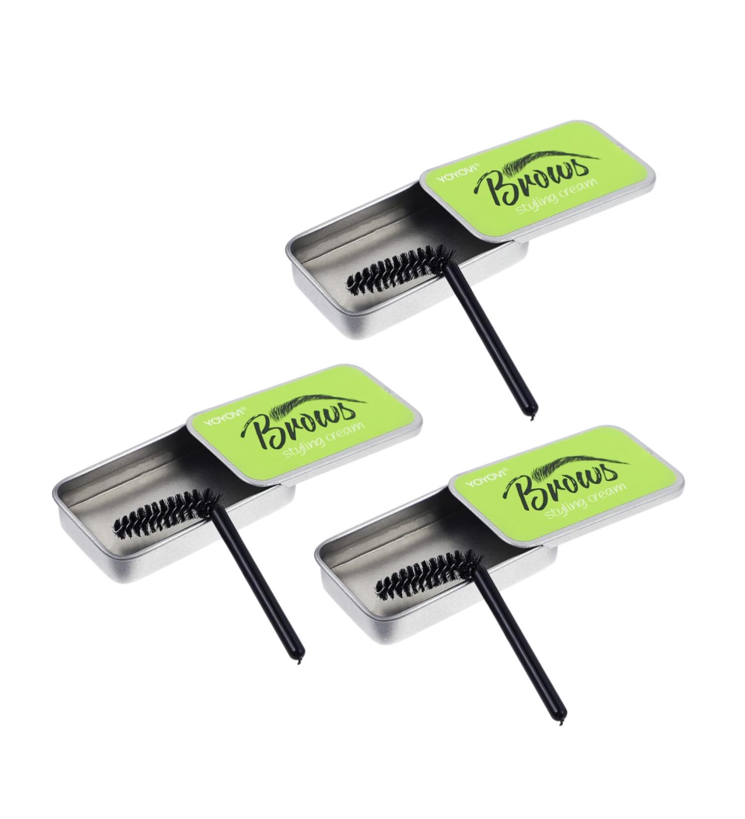 WOONEKY 3 Sets Natural Mascara Brow Cream Waterproof Brow Soap Brow Shaping Soap Woman Brow Soap Gel Texture - Buy Online on SooperMarket.com