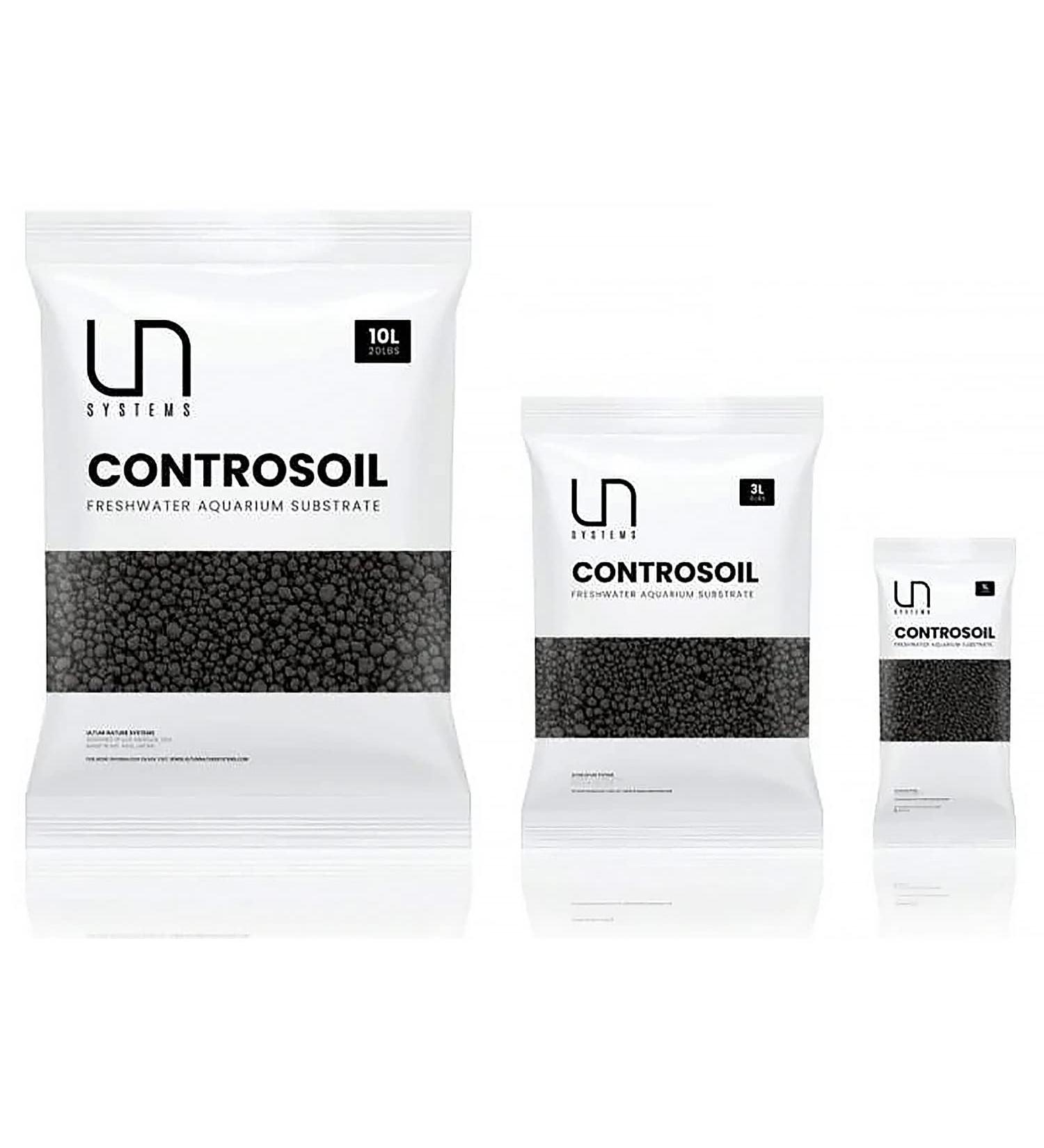 Ultum Nature Systems Controsoil 3L/6lbs - Planted Aquarium Substrate for Freshwater Plants, Shrimp, Aquascape - Black Fine - Buy Online on SooperMarket.com