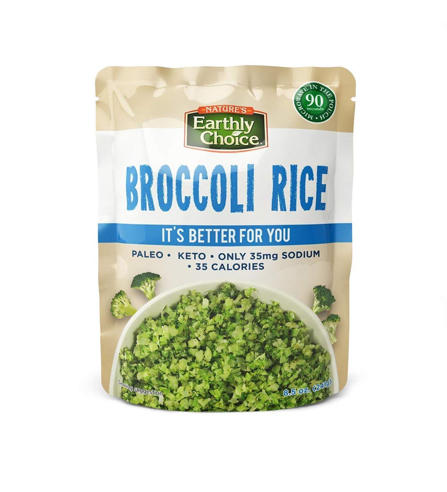 Nature's Earthly Choice Paleo Keto Broccoli Rice 8.5oz Pack of 6 - Buy Online - Buy Online on SooperMarket.com