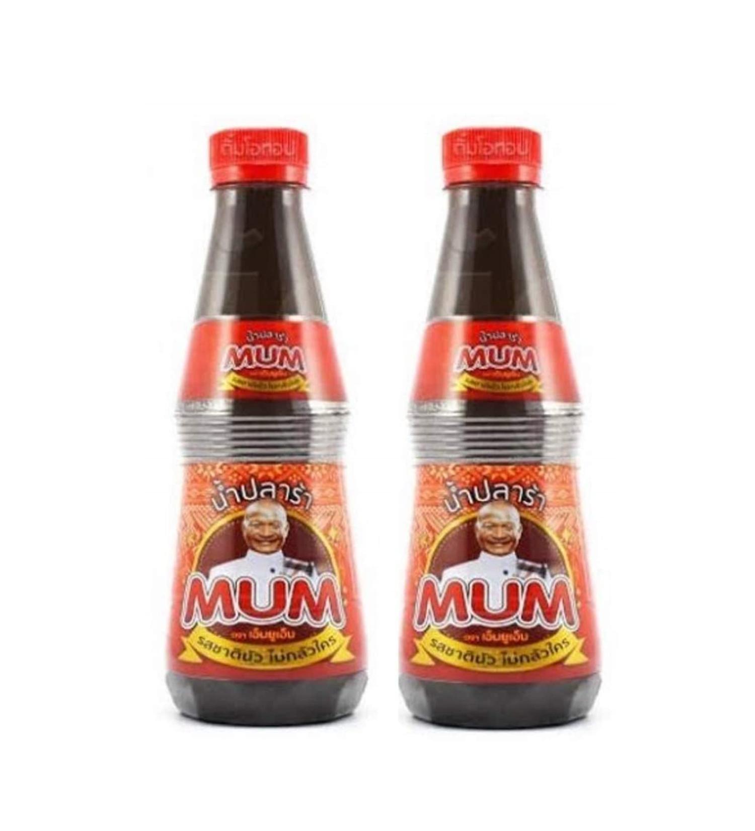 Mum Fermented Fish Sauce (Nam Pla Ra Dak Plara) 350ml (2 Pack) - Authentic Asian Papaya Salad Dressing and Seasoning from Thailand - Ships from USA - Buy Online on SooperMarket.com