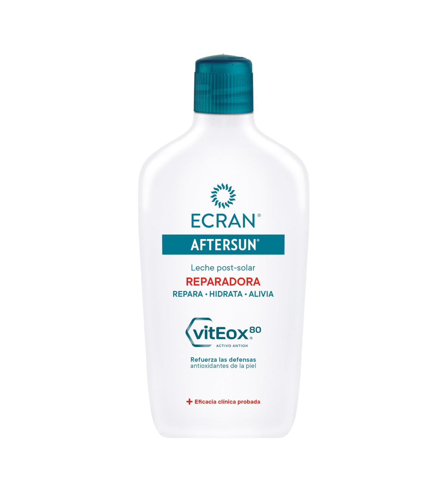 Ecran Aftersun Hydrating Repairing Milk 24H - Almond 400ml | Nourishing Sunscreen Aftercare for Global Shipping - Buy Online on SooperMarket.com