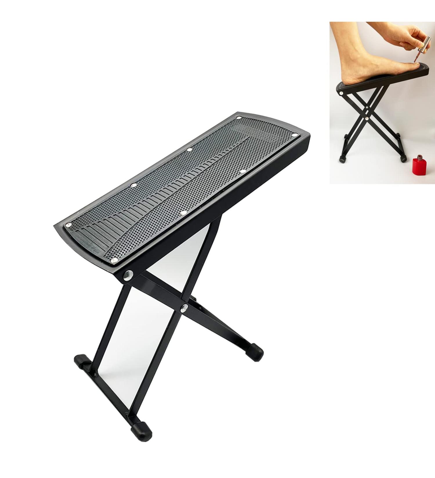 Pedicure Foot Rest Stand | Beauty Footrest for Pedicures | Adjustable & Non-Slip | Home Foot Spa Toenail Care - Buy Online on SooperMarket.com