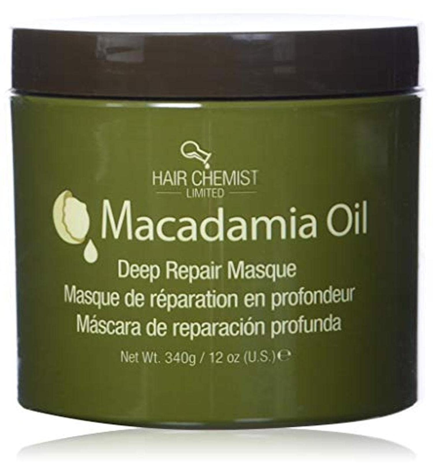Hair Chemist Macadamia Deep Repair Masque 12oz - Nourishing Hair Treatment - Buy Online on SooperMarket.com