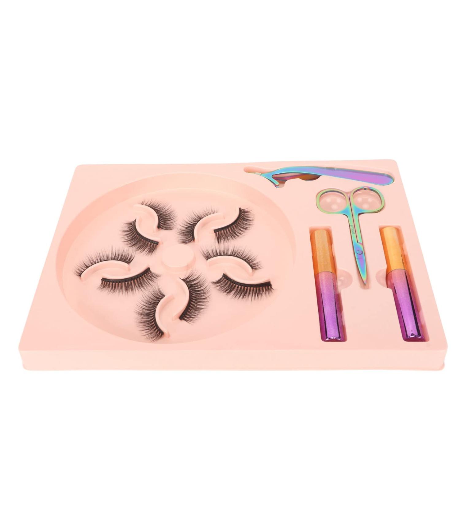 5 Pairs Updated 3D Magnetic Lashes with Eyeliner Kit Glue Free Waterproof Quick Dry 3D Fake Eyelashes Reusable 3D Magnetic False Lashes Extension Set Create Charming Bright Eyes - Buy Online on SooperMarket.com