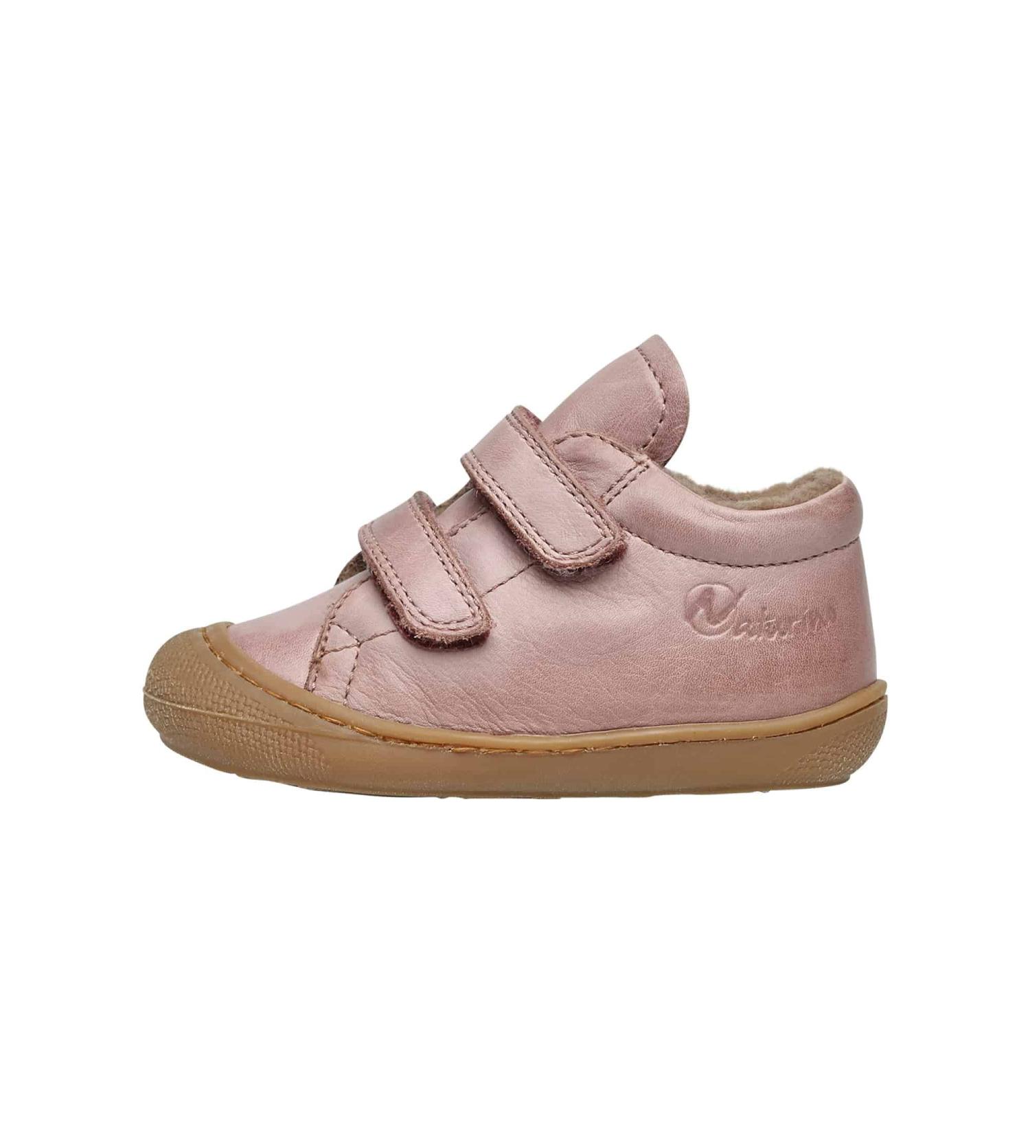 Naturino Cocoon VL Leather First Steps Shoes - 3 UK Child Pink - Buy Online on SooperMarket.com