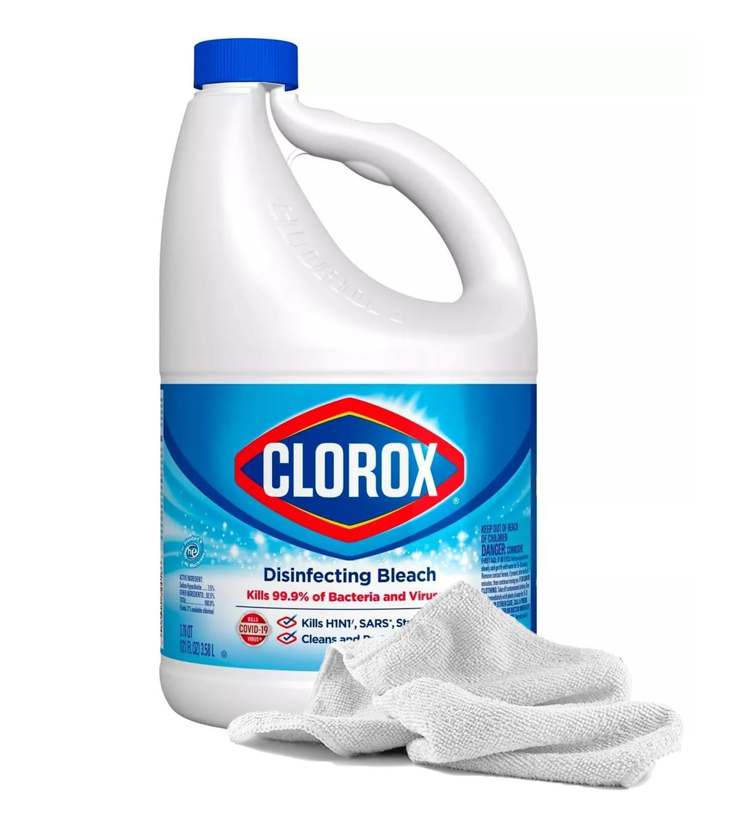 Buy Towel + Disinfecting Bleach 121oz | Effective Cleaner & Bulk Refill for Laundry Floors & Bathrooms - International Shipping Available - Buy Online on SooperMarket.com