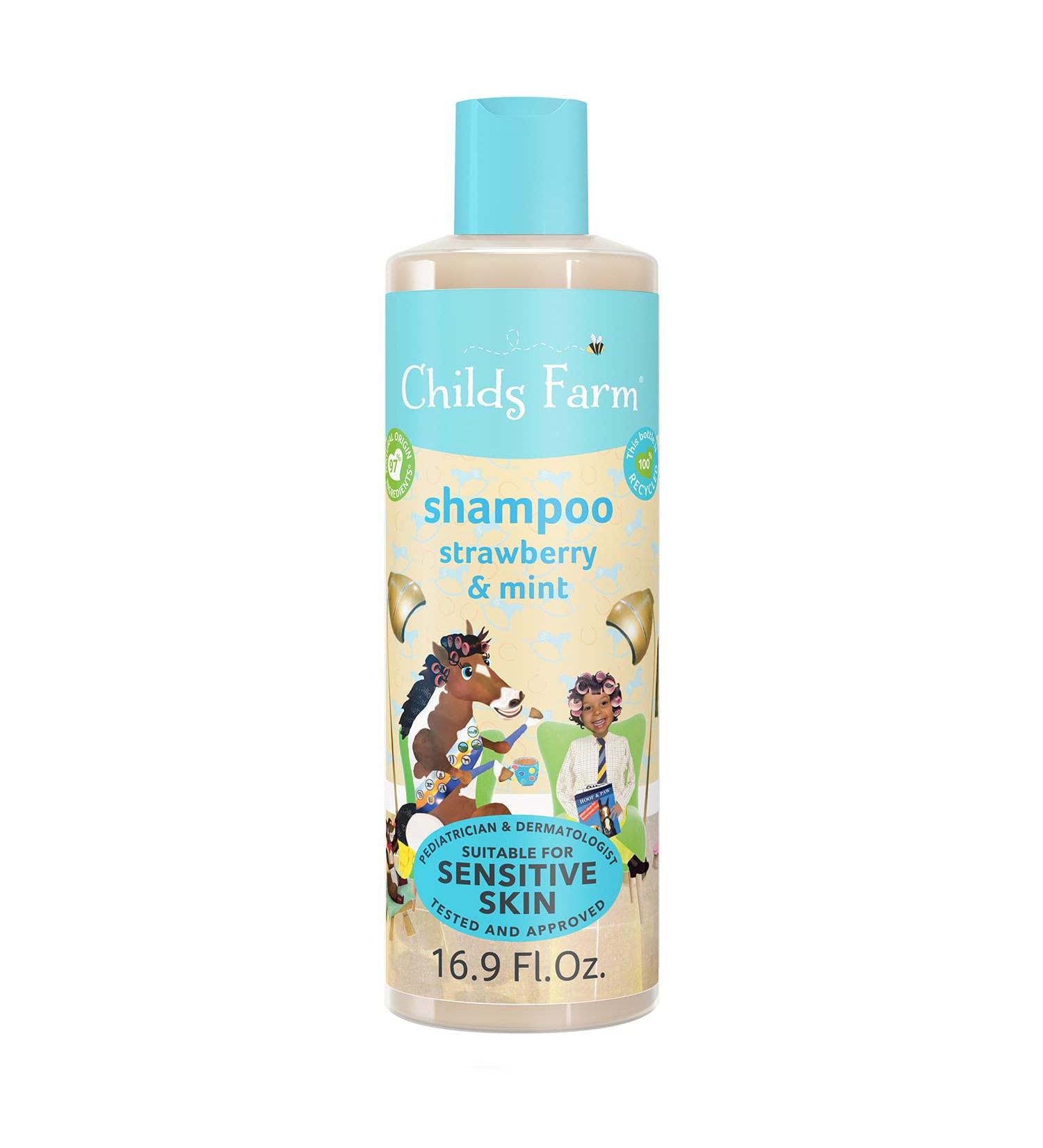 Childs Farm Kids Shampoo | Dry Sensitive Eczema-prone Scalp | Strawberry & Mint | 16.9 fl oz - Buy Online on SooperMarket.com