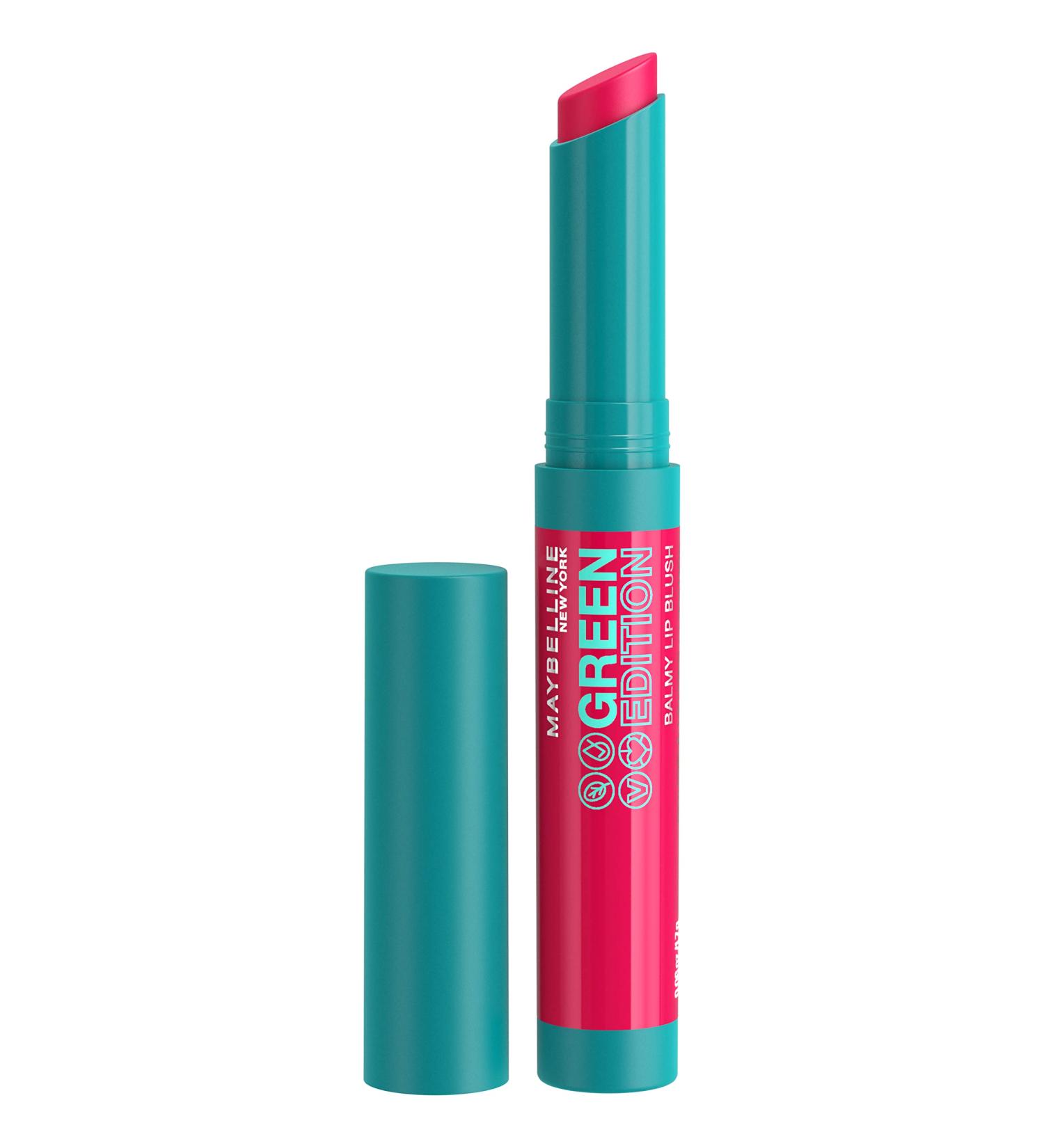 Maybelline Green Edition Balmy Lip Blush - Spring Fuschia Pink with Mango Oil (1 Count) - Buy Online on SooperMarket.com