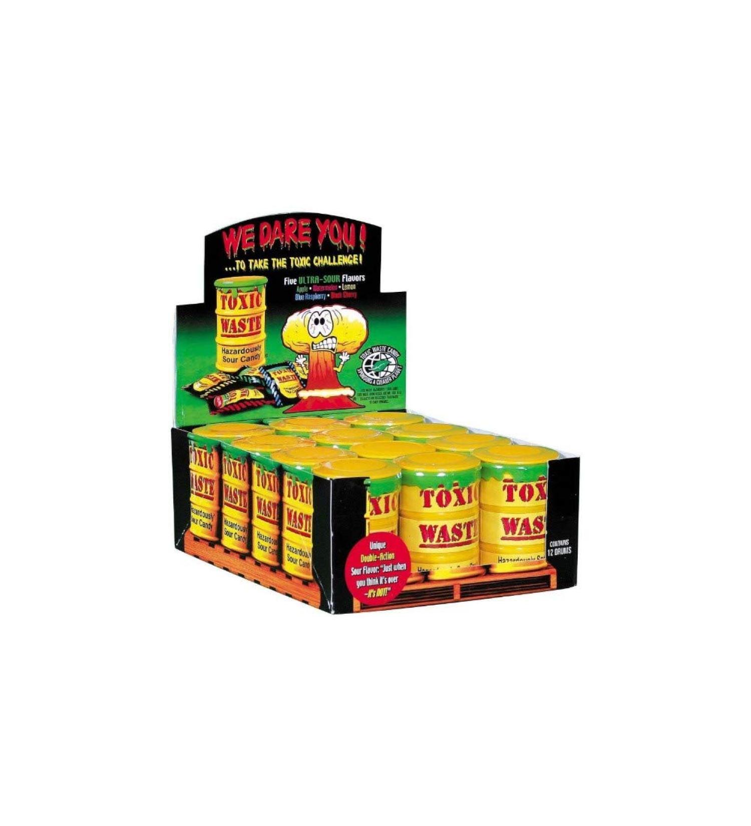 Toxic Waste Drums Sour Candy 12 Pack