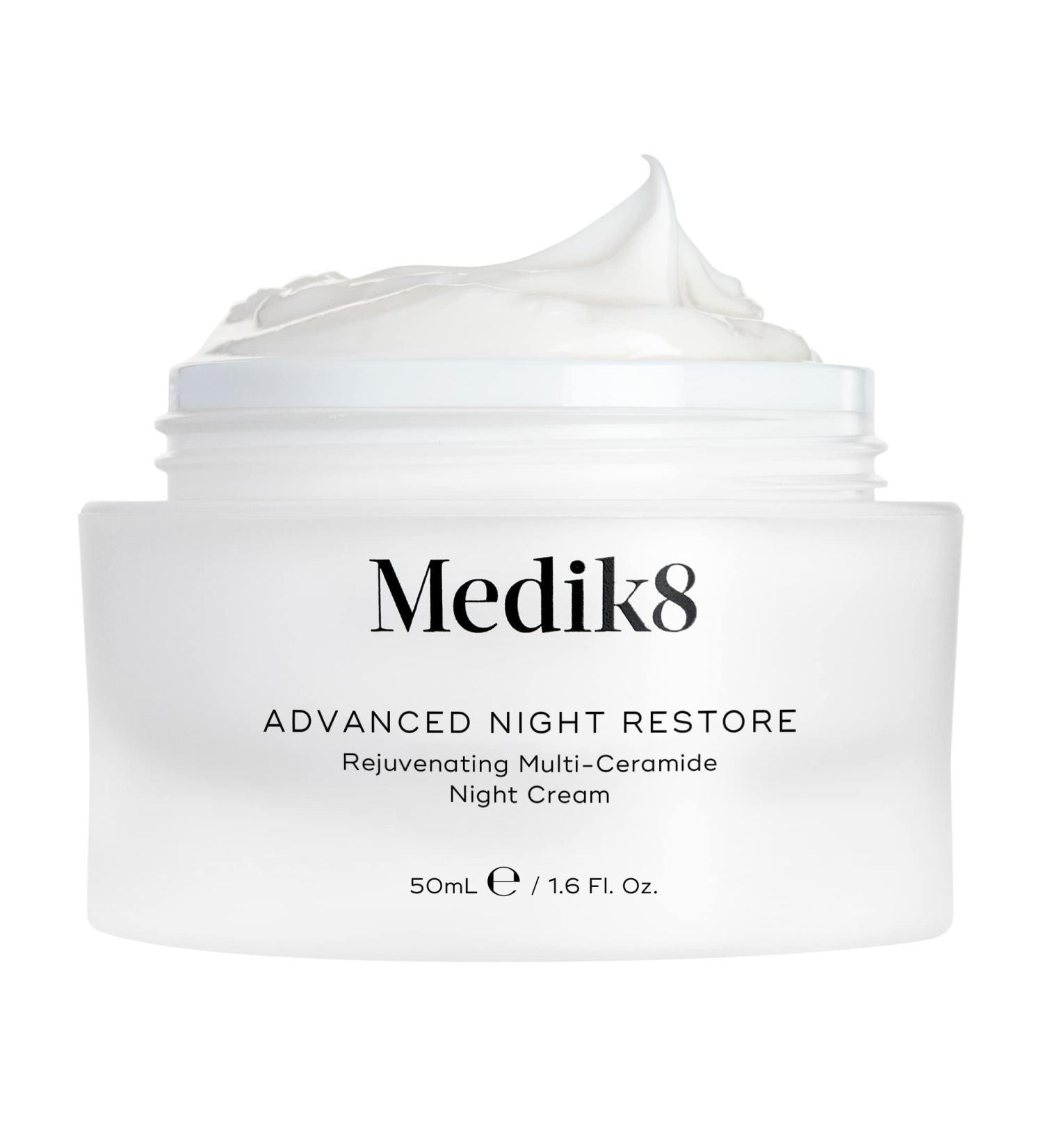 Medik8 Advanced Night Restore Anti-Ageing Cream with Ceramide Complex - Skin Firming & Nourishing Overnight Treatment - Buy Online on SooperMarket.com