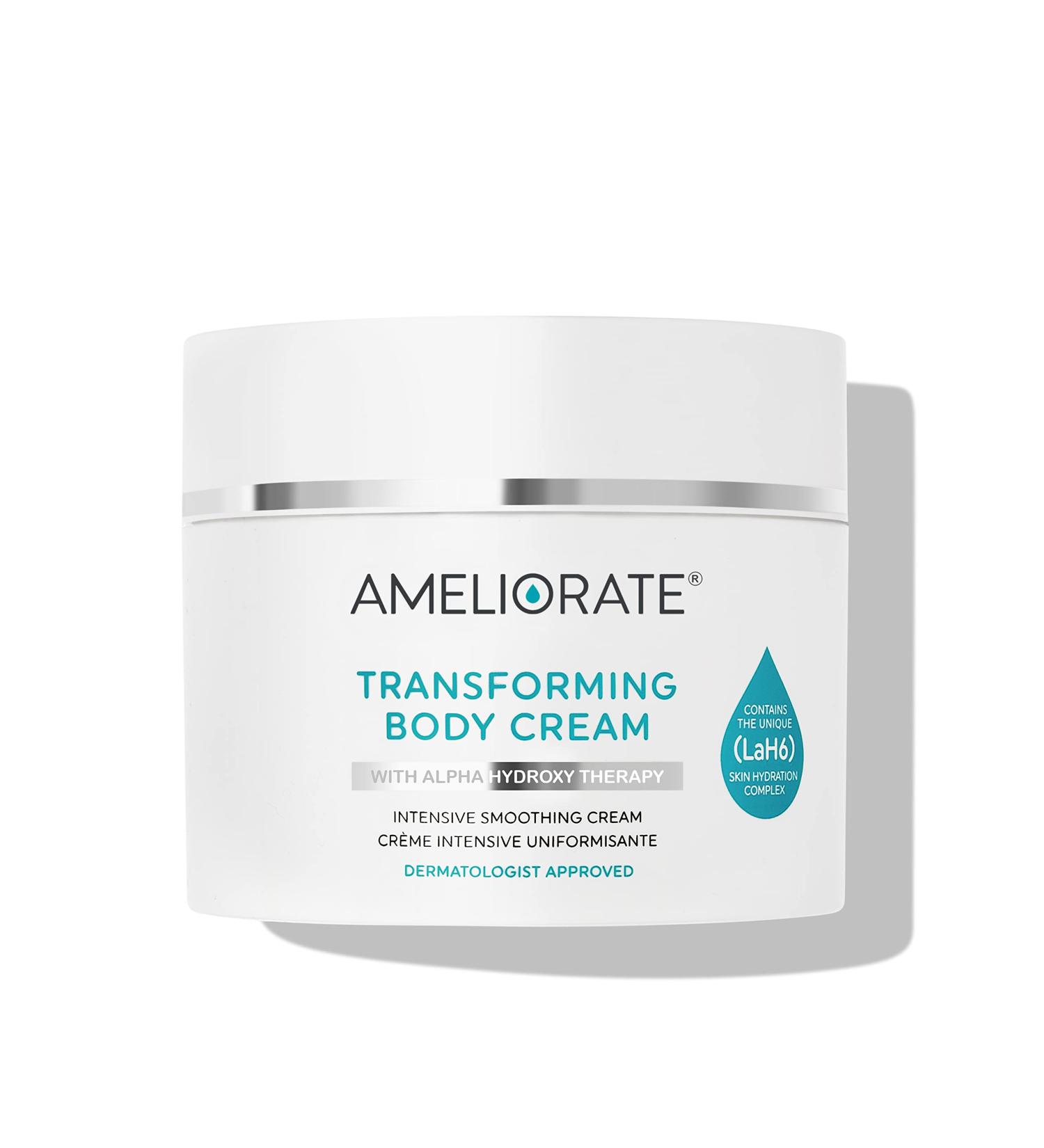 Ameliorate Transforming Body Cream 225ml | Lab6 Omega Oil Shea Butter AHAs | Dermatologically tested - Buy Online on SooperMarket.com