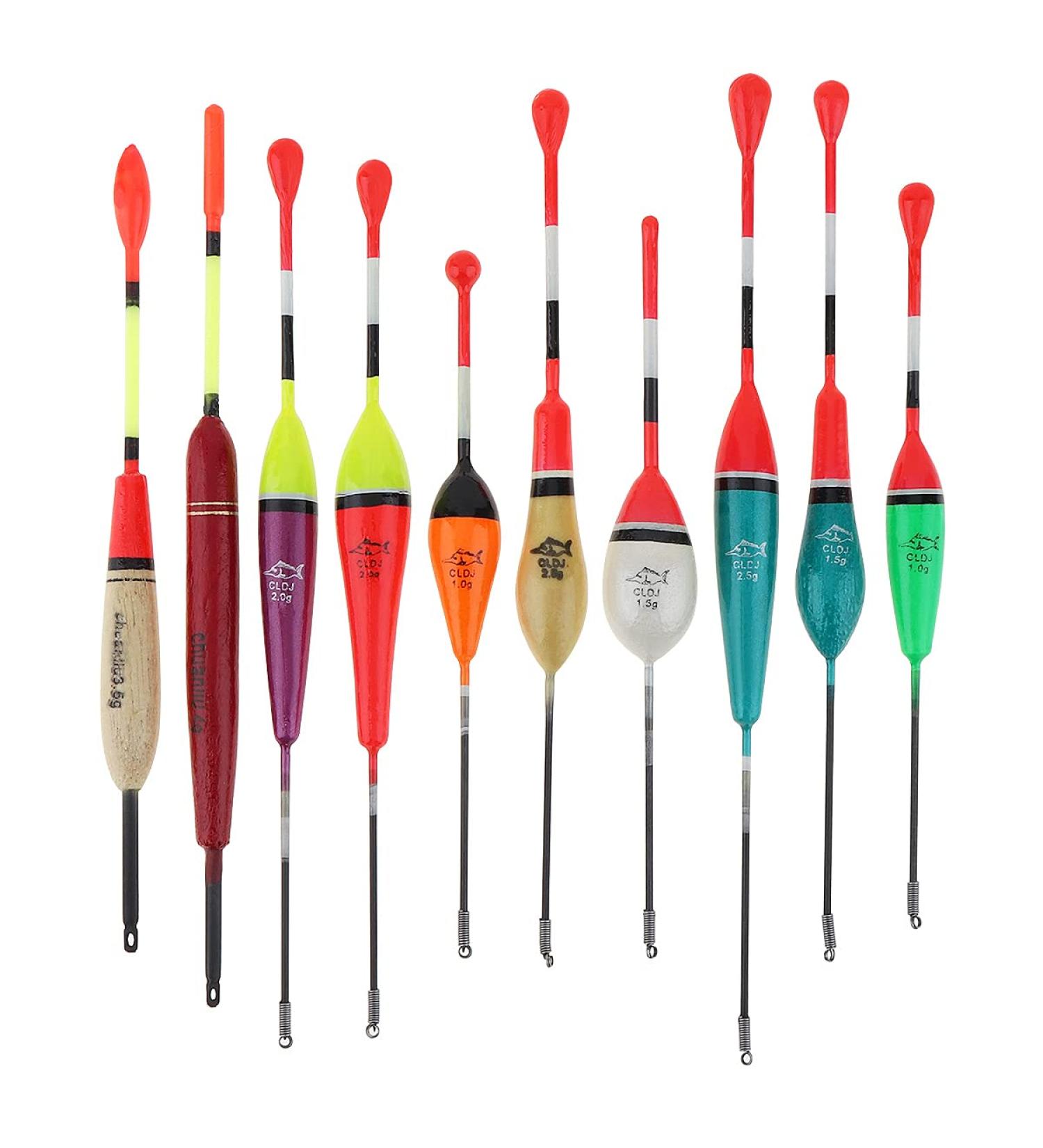 OriGlam Fishing Floats & Bobbers - Wooden Slide Trout Float Spring Oval Stick Slide Floats for International Shipping - Buy Online on SooperMarket.com