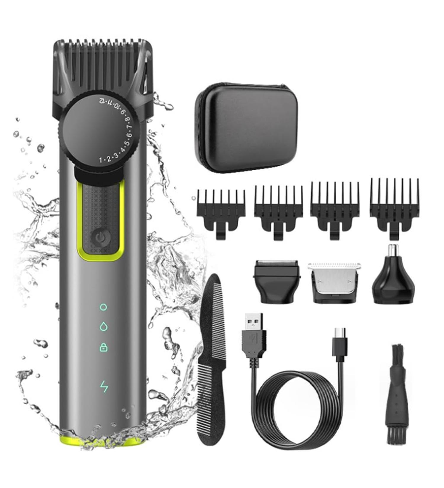Closer Cordless Rechargeable Hair Clipper & Trimmer Beard Trimmer for Men Adjustable Beard Trimmer with 4 Limit Combs - Buy Online on SooperMarket.com