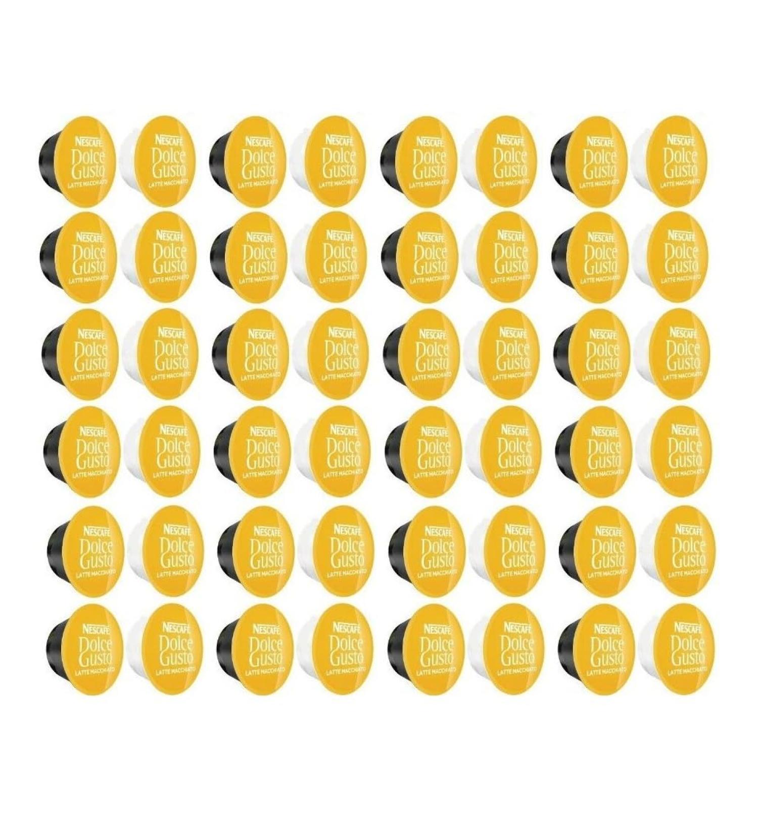 Dolce Gusto Latte Macchiato Pods 100 x Capsules 50 Drinks Sold Loose
