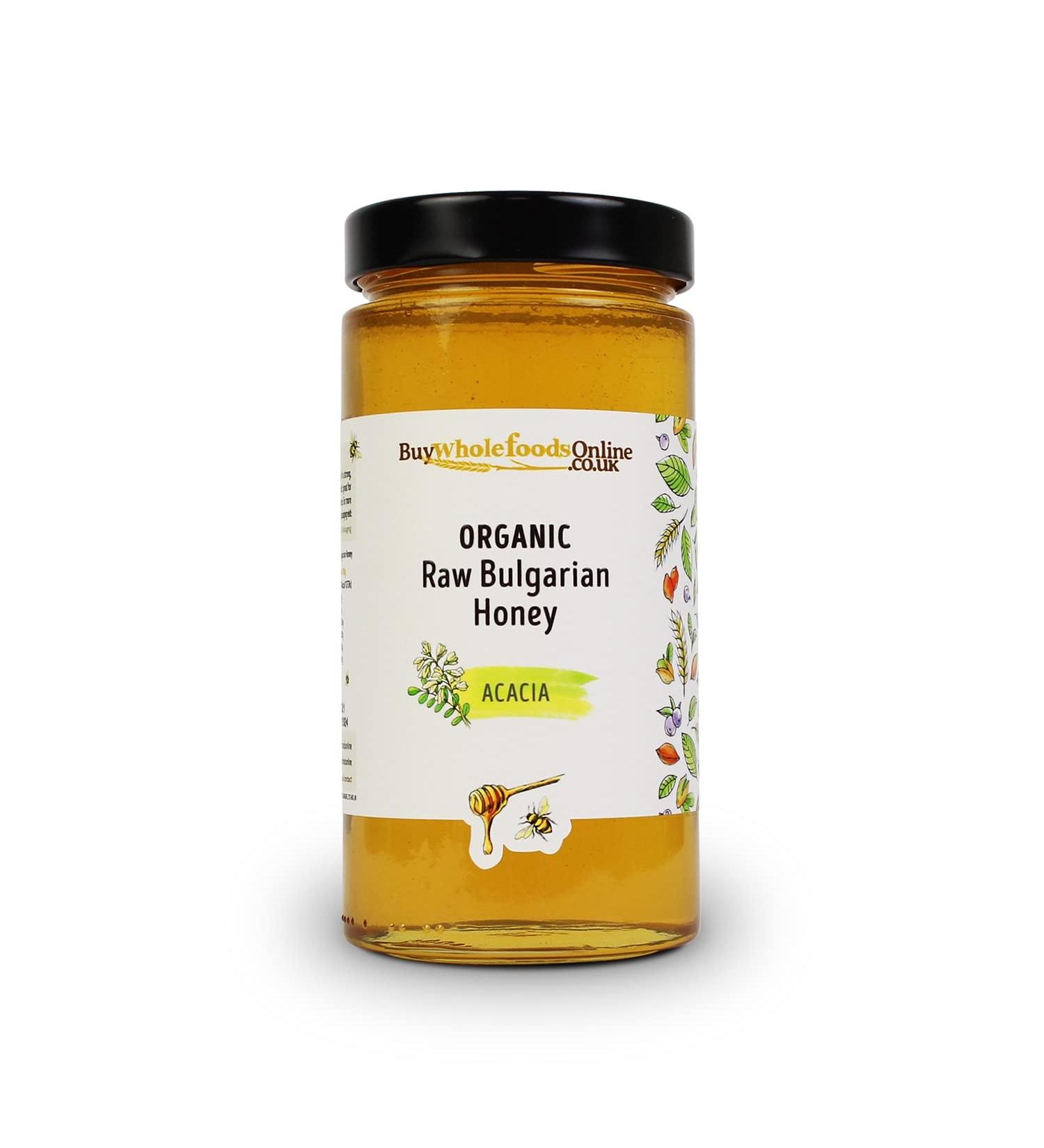 Organic Raw Acacia Bulgarian Honey 700g (BWFO)