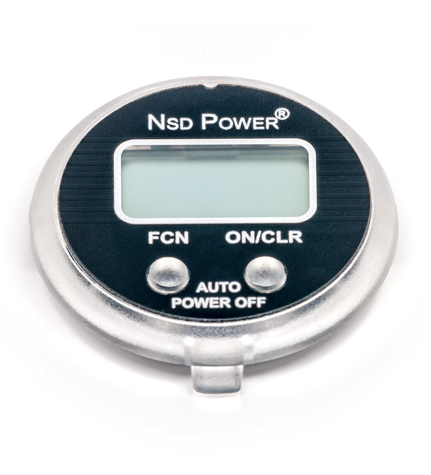 NSD Power SM-01 Precision Multi-Function Speedometer with LCD Screen for Use With NSD Spinner Models, Black