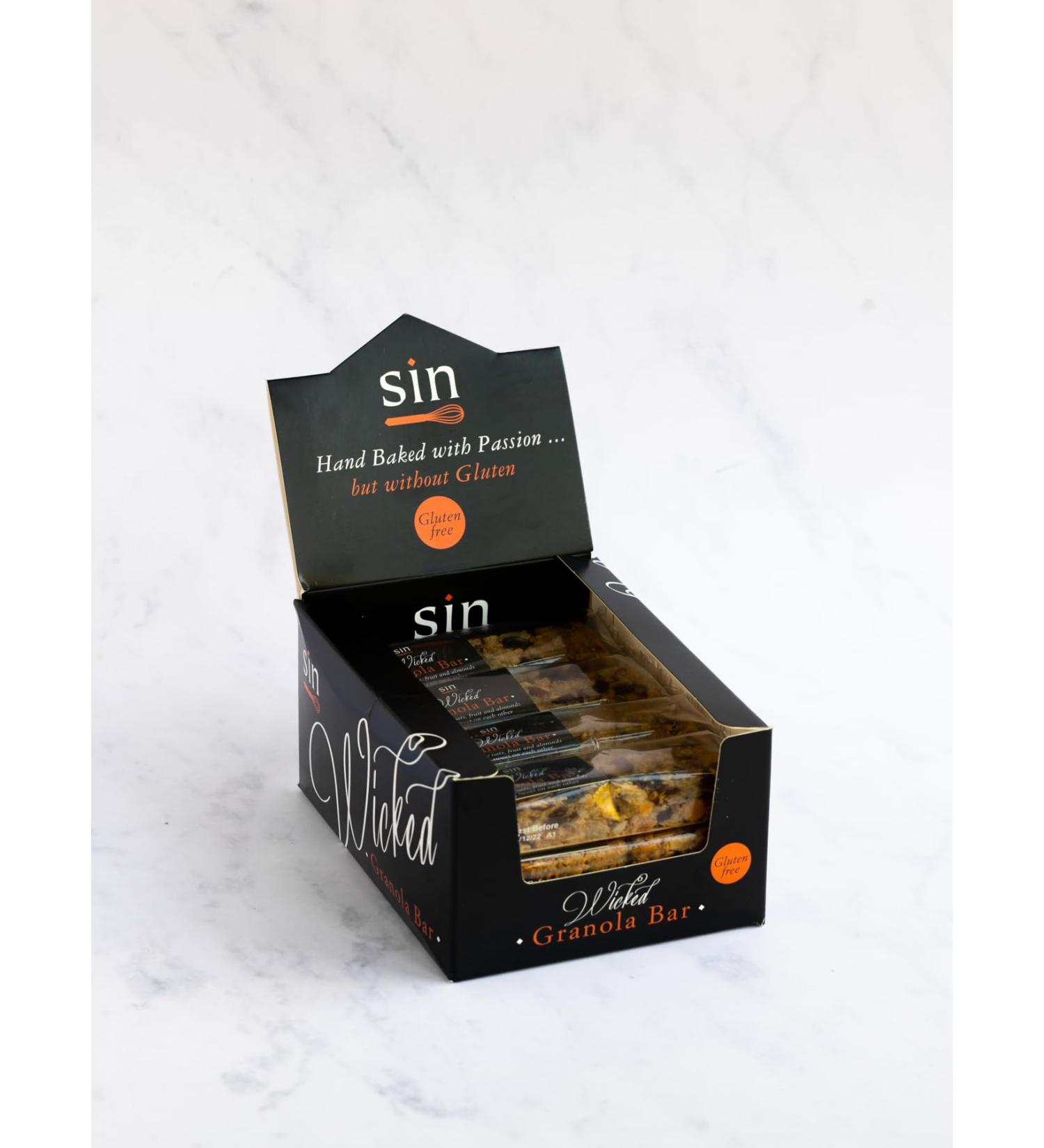 Sin Gluten Free Granola Bars x 12