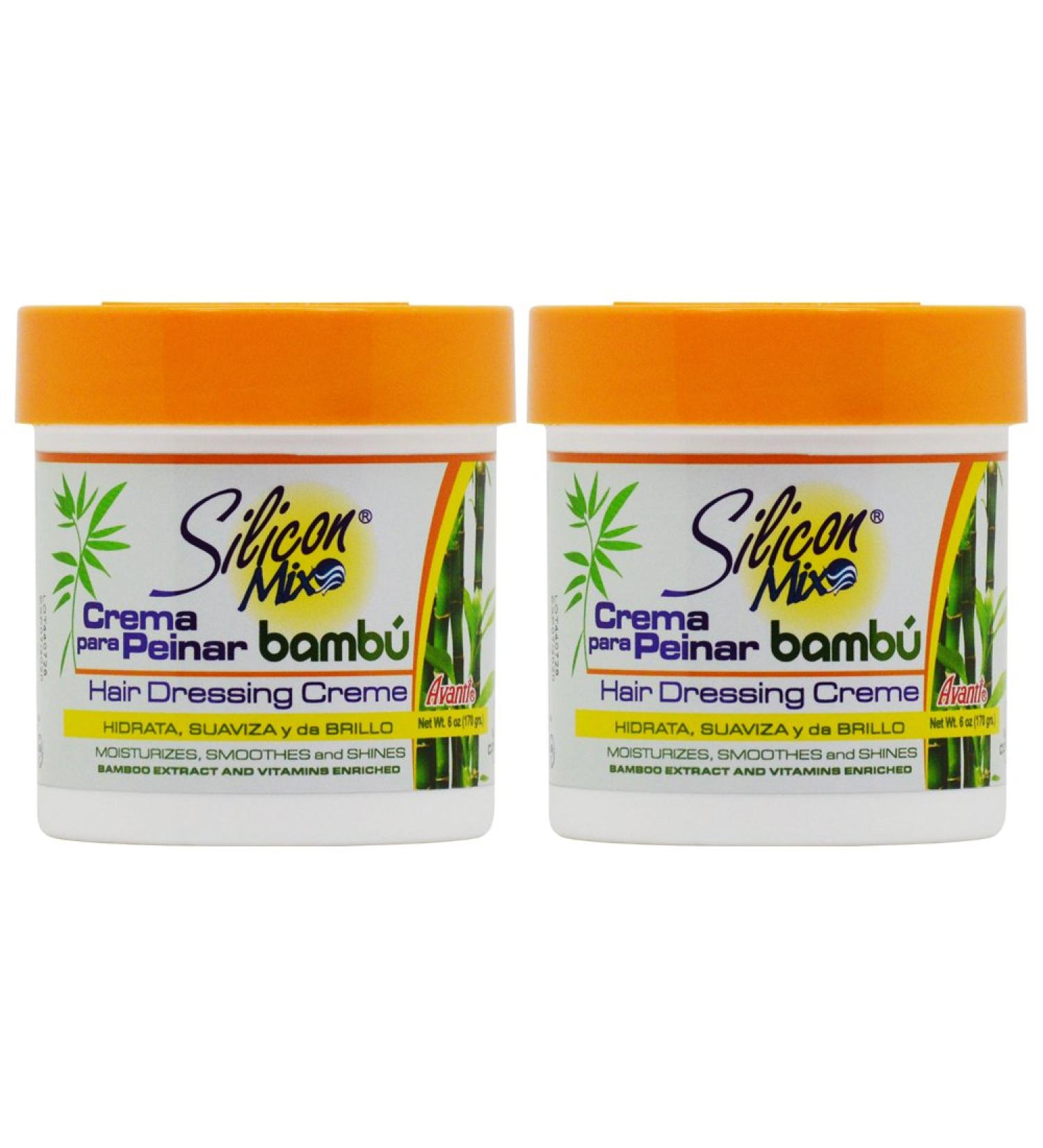 Silicon Mix Bambu Hair Dressing Cream 6oz "Pack of 2"