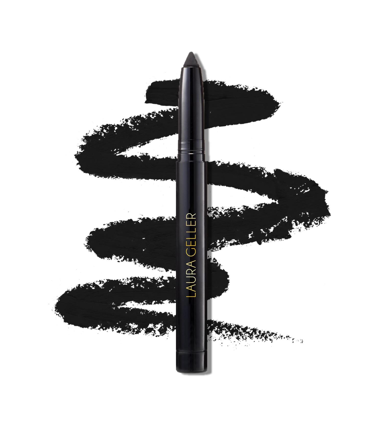 LAURA GELLER NEW YORK Kajal Longwear Kohl Eyeliner Pencil | Deep Black with Caffeine | Smooth & Blendable Makeup - Buy Online on SooperMarket.com