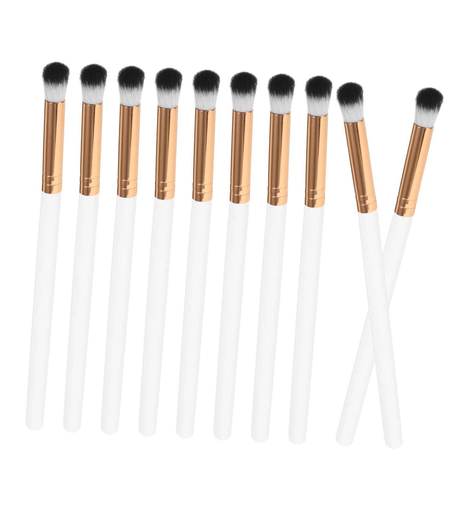HAPINARY 10pcs Makeup Brush Precision Eyeshadow Brush Makeup Eyeshadow Brush White Wooden Handle - Buy Online on SooperMarket.com