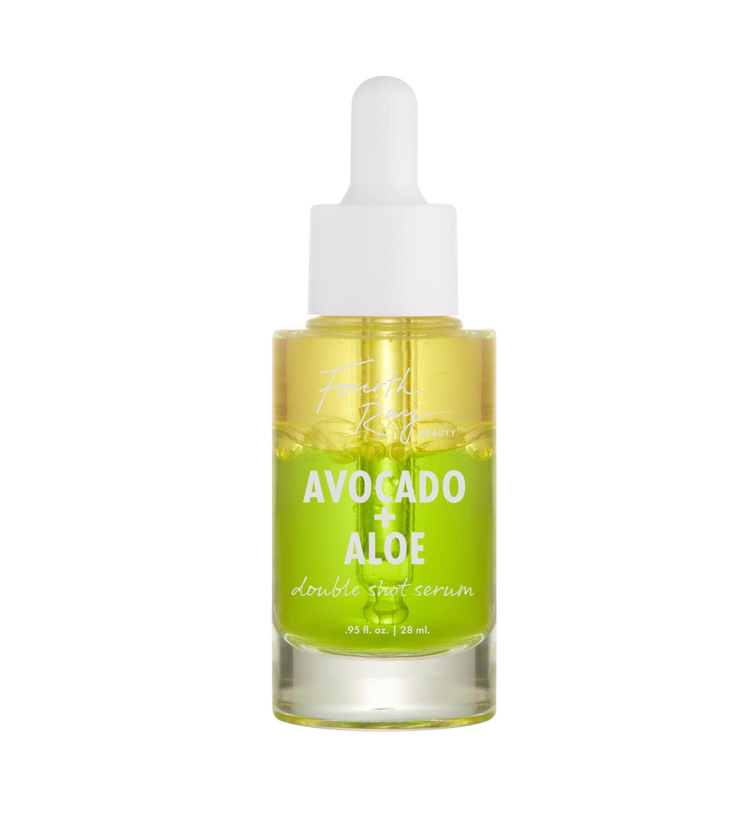 ColourPop Fourth Ray Beauty Avocado + Aloe Double Shot Face Serum - Nourishing & Hydrating Antioxidant Serum for Soft Skin - 0.95 fl oz - Buy Online on SooperMarket.com