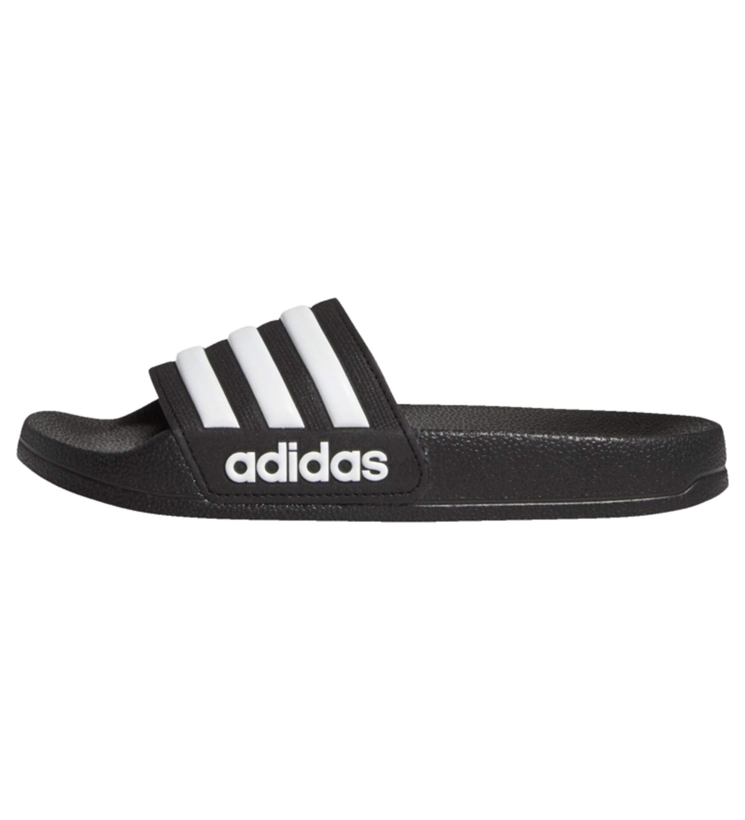 Buy adidas Unisex Kids Adilette Shower Slippers 35 EU - Core Black Ftwr White - International Shipping Available - Buy Online on SooperMarket.com