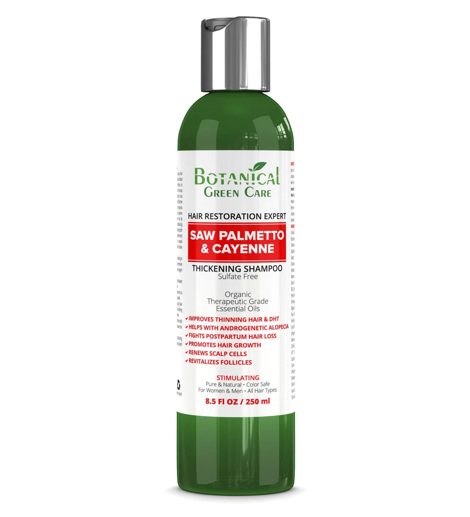 Saw Palmetto & Cayenne Shampoo - Alopecia Prevention, DHT Blocker | Doctor Developed | Sulfate-Free | 2018 Formula - Buy Online on SooperMarket.com