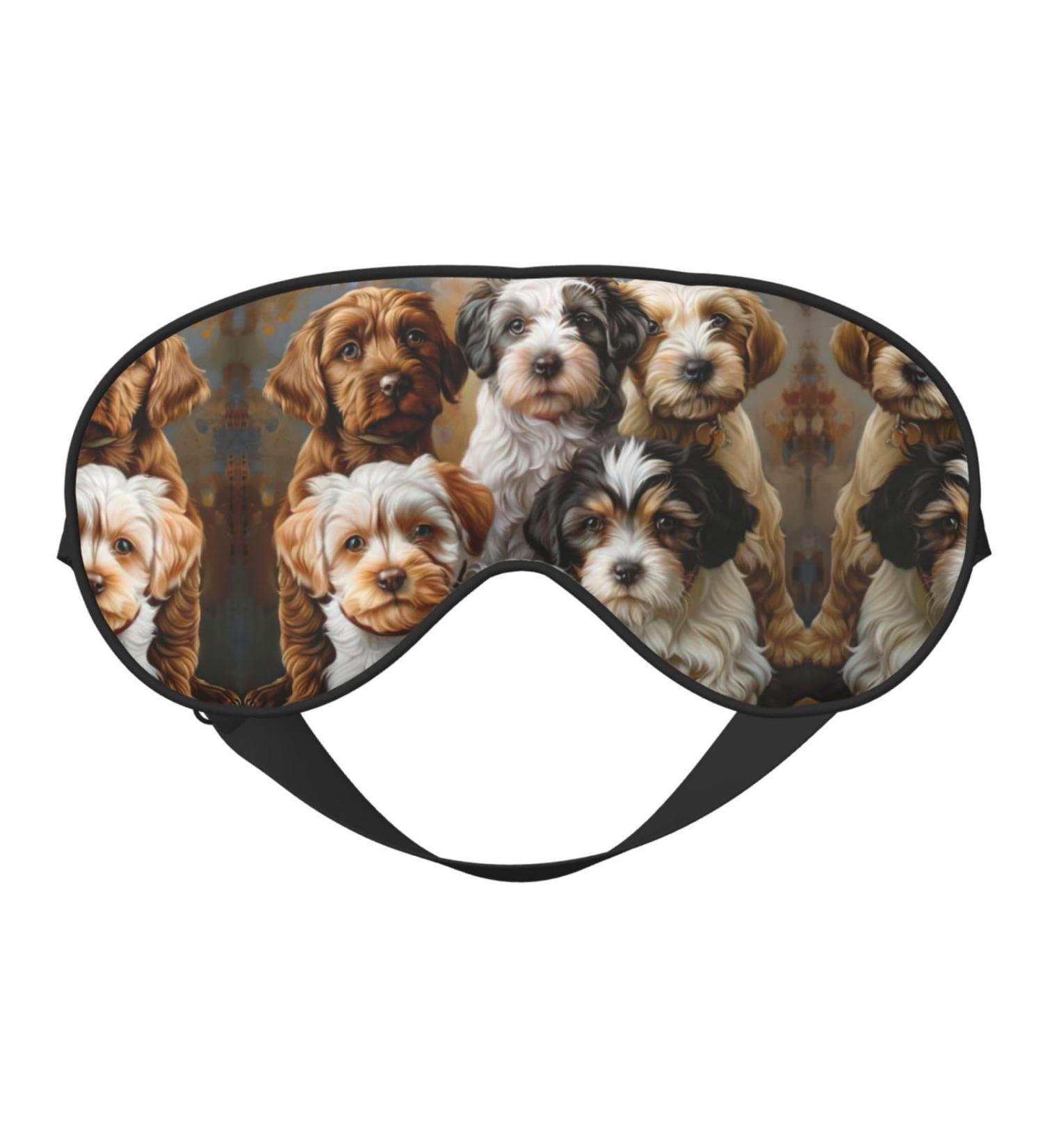 SSIMOO Double-Sided Eye Mask for Dogs | Soft Light Blocking & Sleep Enhancing | International Shipping Available - Buy Online on SooperMarket.com