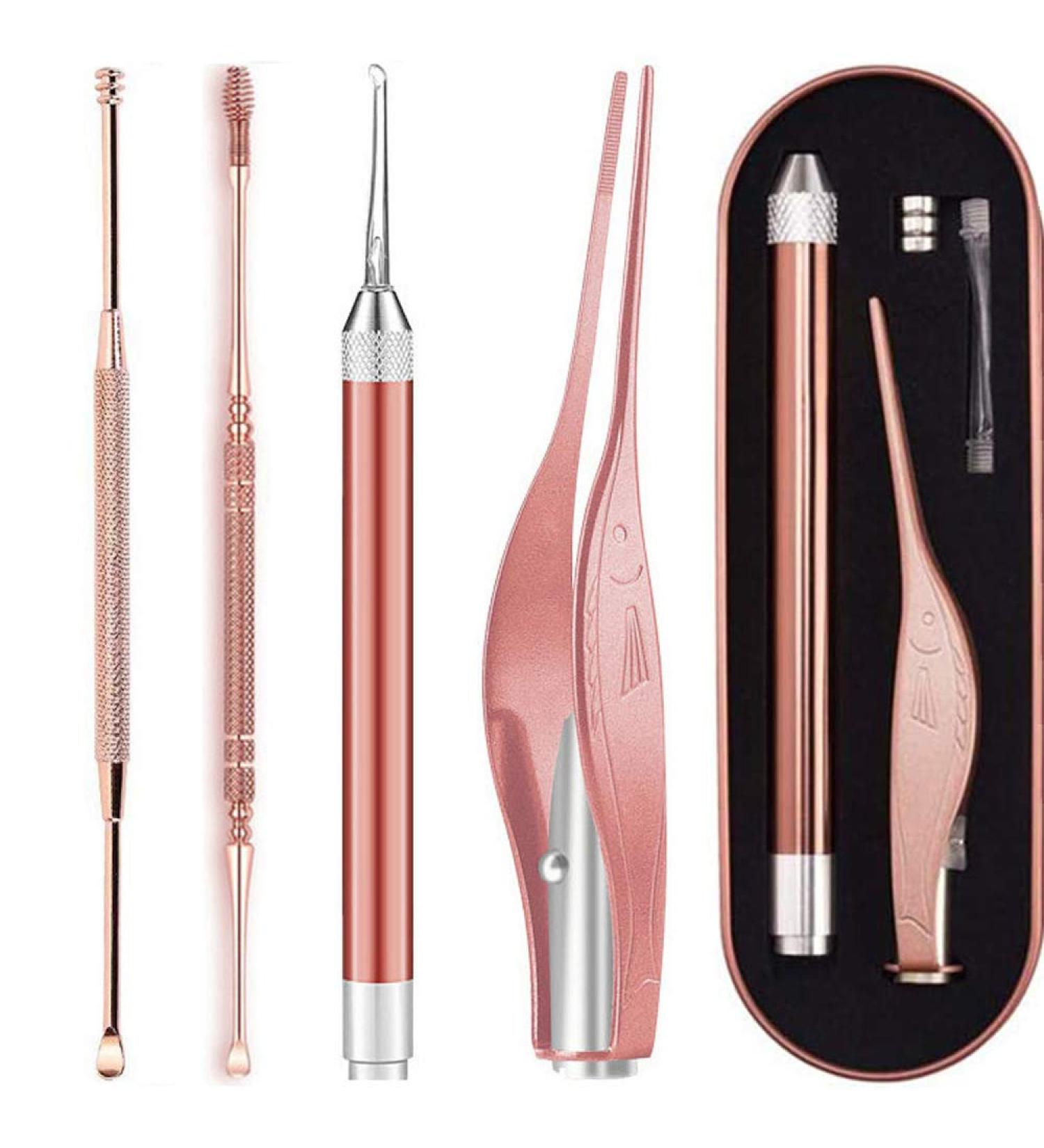 6 Pack Ear Wax Removal Tool with Light -Earwax Removal Kit Ear Cleaner Ear Pick (4 Pack) - Buy Online on SooperMarket.com