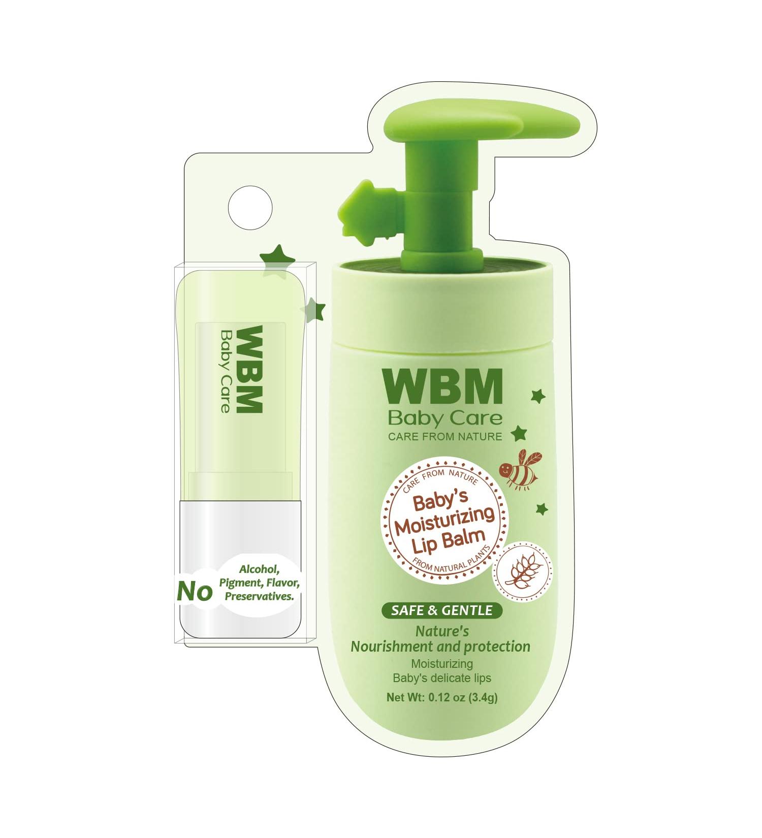 WBM Care Baby Lip Balm - Clean Natural Non-Toxic & Fragrance Free | Safe for Babies - Shop Now - Buy Online on SooperMarket.com