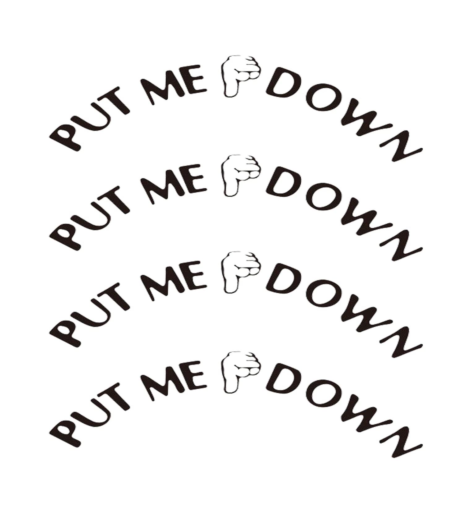 Jiuhong 4 Pack Funny Reminder Toilet Seat Decal Sticker Set for Home Bathrooms Decor - Black - Buy Online on SooperMarket.com