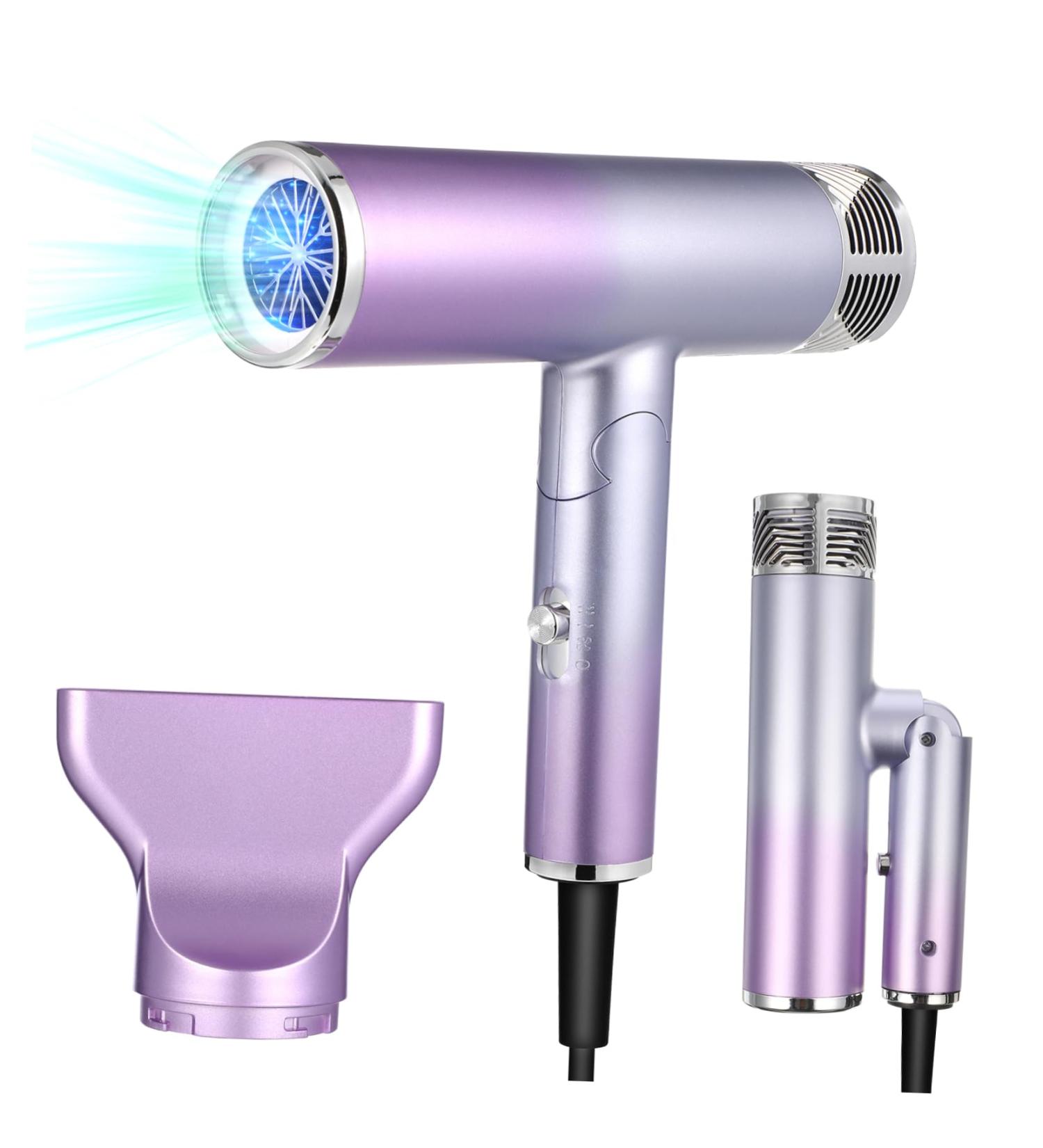Healeved Foldable Hair Dryer Travel Hair Dryer Hair Dryer Foldable Small Hairdryer Shell Material - Buy Online on SooperMarket.com