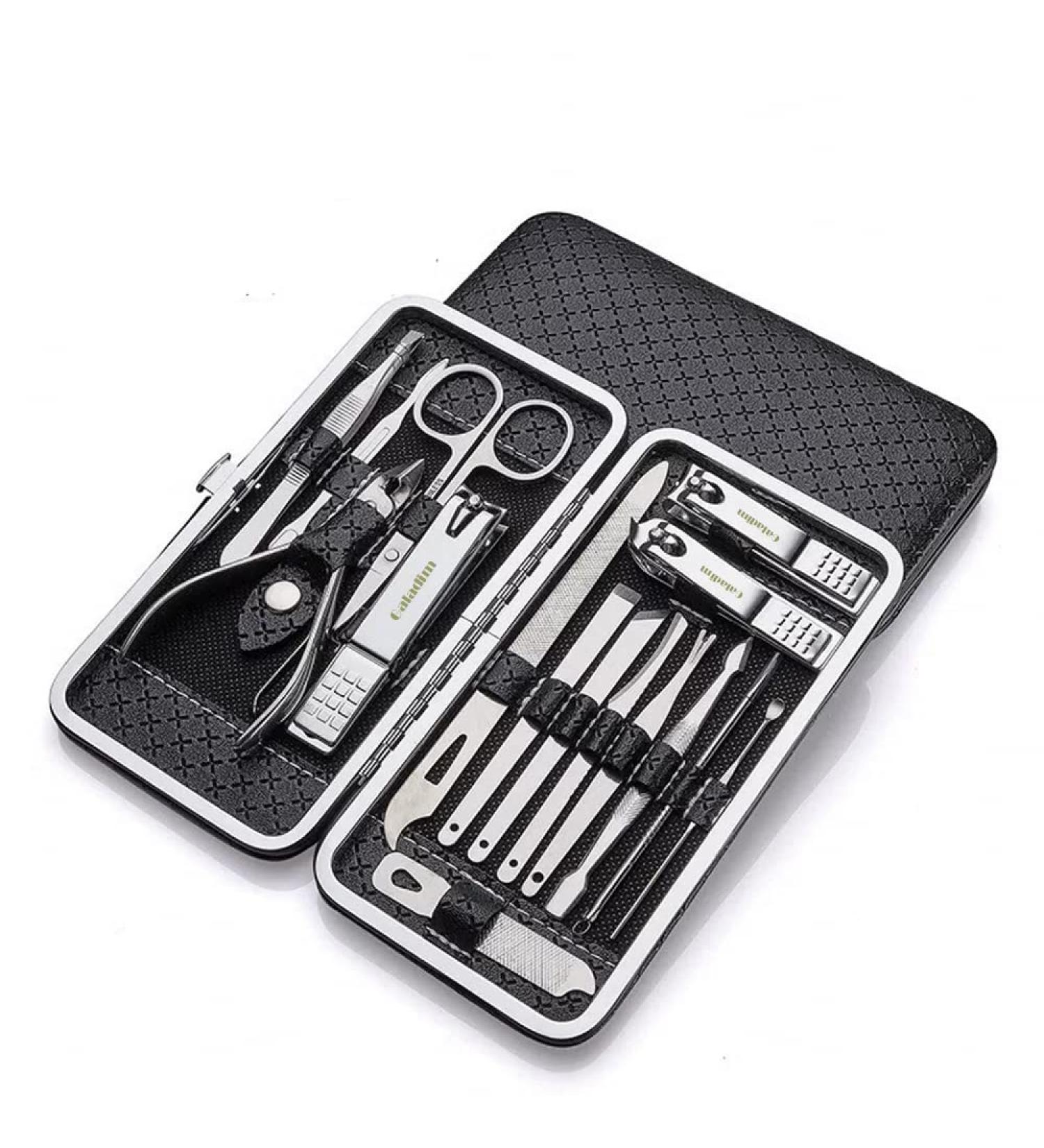 Manicure Set & Pedicure Kit - 16-Piece Nail Clippers for Perfect Nails | International Shipping Available - Buy Online on SooperMarket.com