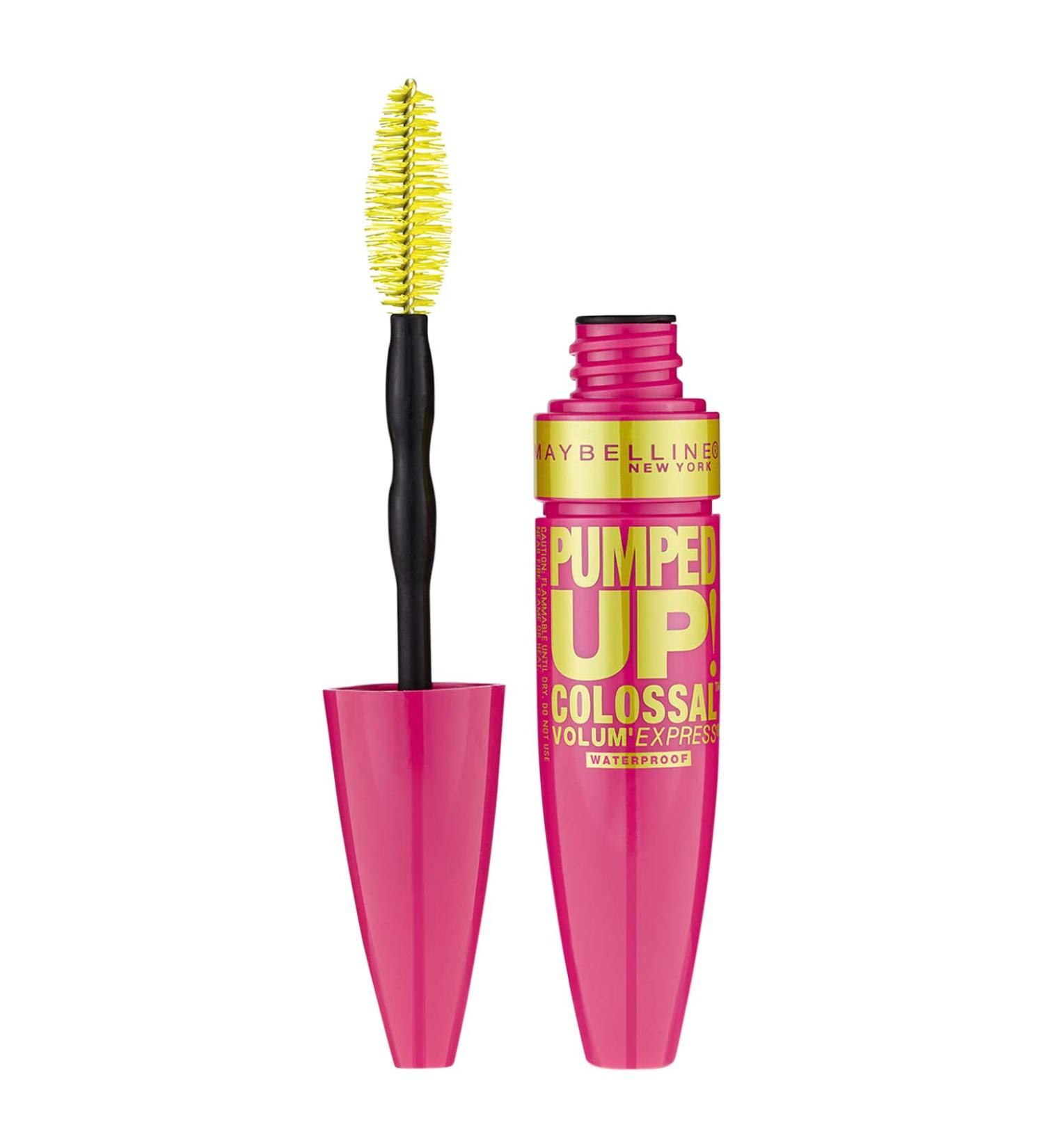 Maybelline New York Volum' Express Pumped Up! Colossal Waterproof Mascara - Classic Black, 0.32 Fl Oz - Buy Online on SooperMarket.com