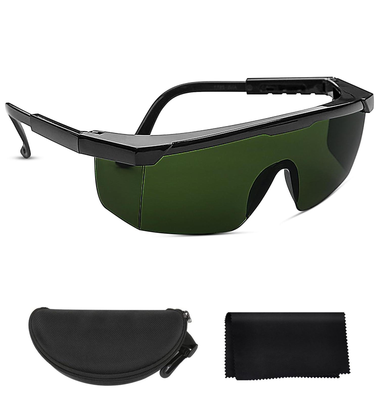 Sunoya Laser Protection Glasses | IPL & UV Safety Glasses | Eye Protection for Hair Removal | Includes Protective Box & Towels - Buy Online on SooperMarket.com