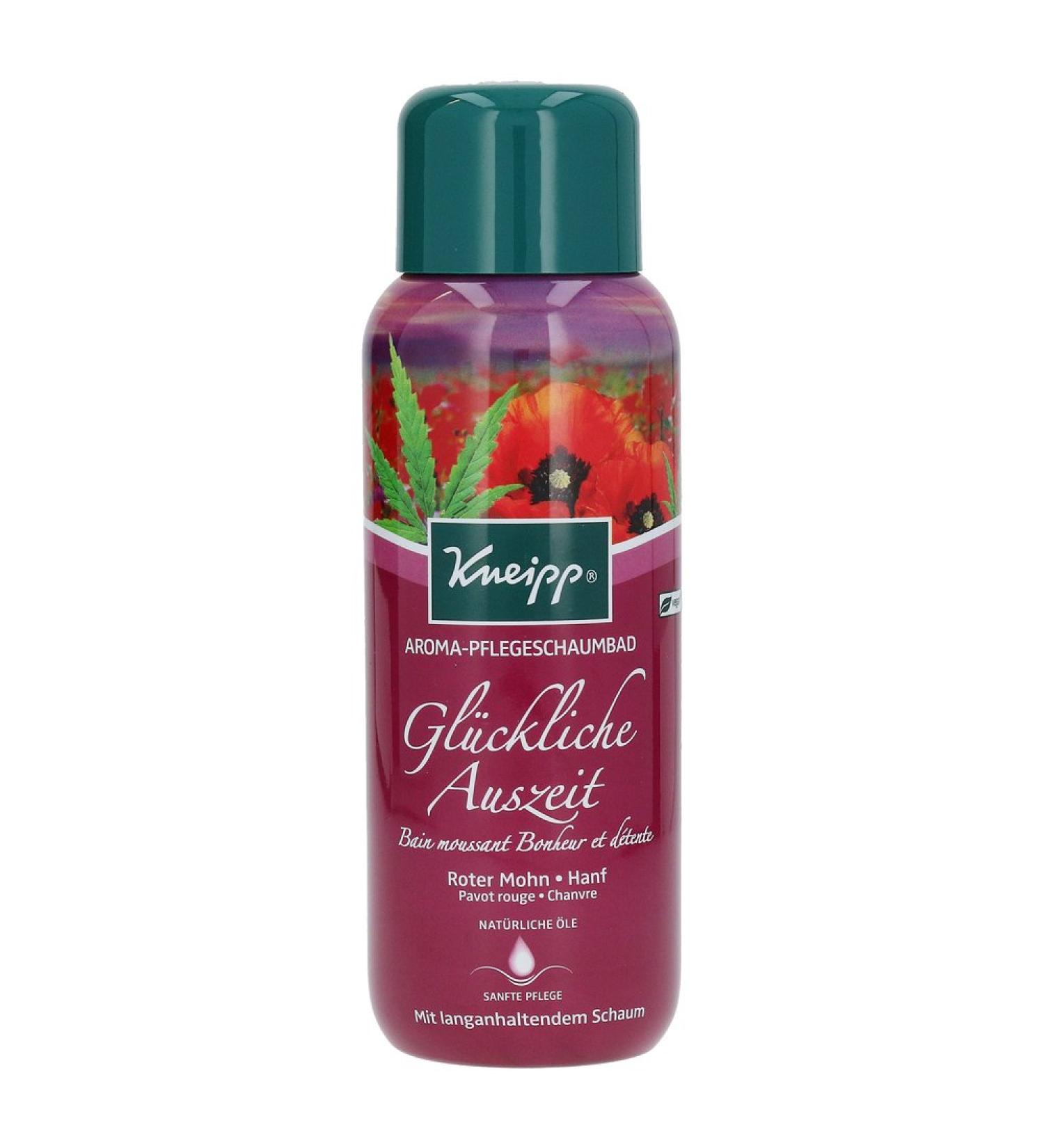 Kneipp Aroma Care Bubble Bath Happy Time Out Red Poppy H