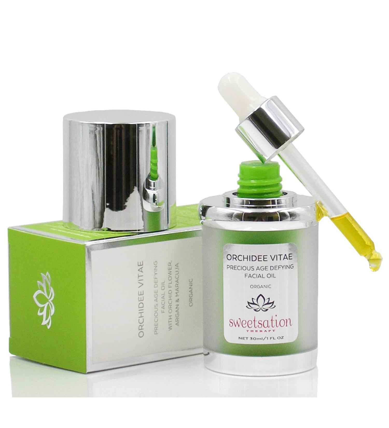 Buy YUNASENCE Orchid e Vitae Organic Anti-Aging Facial Oil Serum - 1oz | Advanced Face Oil with Orchid Argan & Vitamin C - International Shipping Available - Buy Online on SooperMarket.com